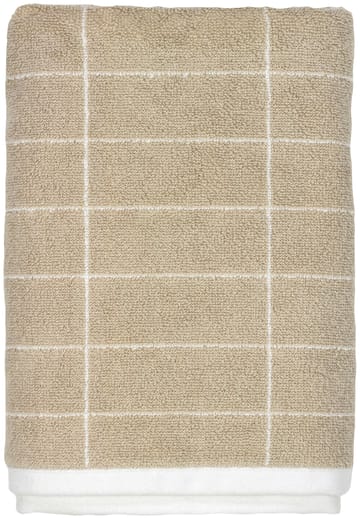 Tile Stone gæstehåndklæde 38x60 cm 2-pak - Sand/Offwhite - Mette Ditmer