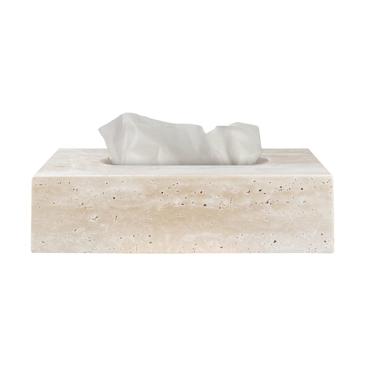 Travertin lommetørklædeæske 14x25,5 cm, Linen Mette Ditmer