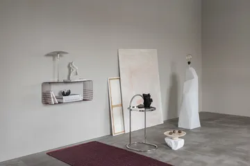 Travertin piedestal - Linen, Ø32×8,5 cm - Mette Ditmer