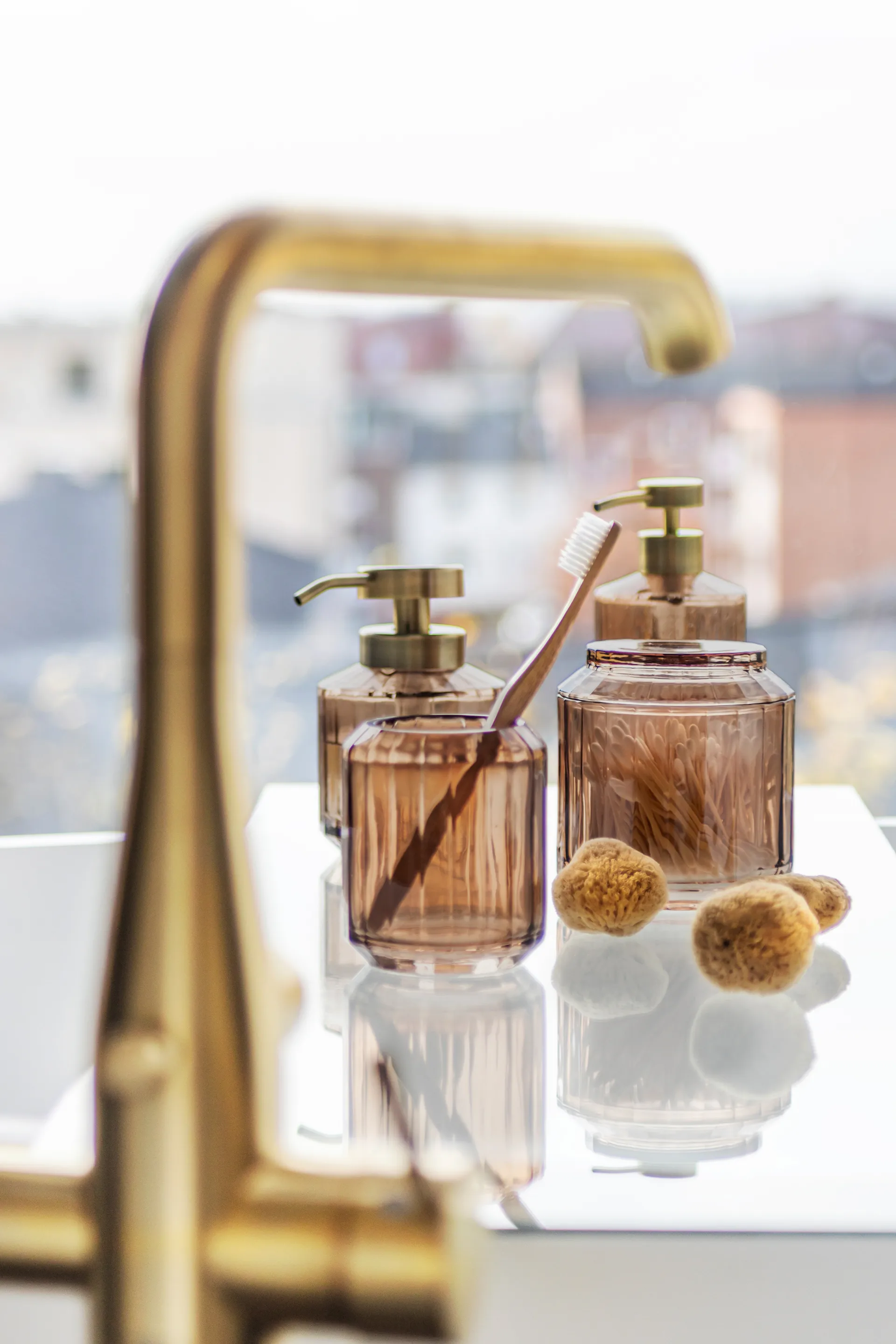 Vision 2-i-1 glaskrukke, Latte Mette Ditmer