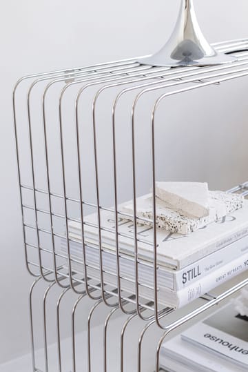 Wire hylde 31x70x26 cm - Chrome - Mette Ditmer