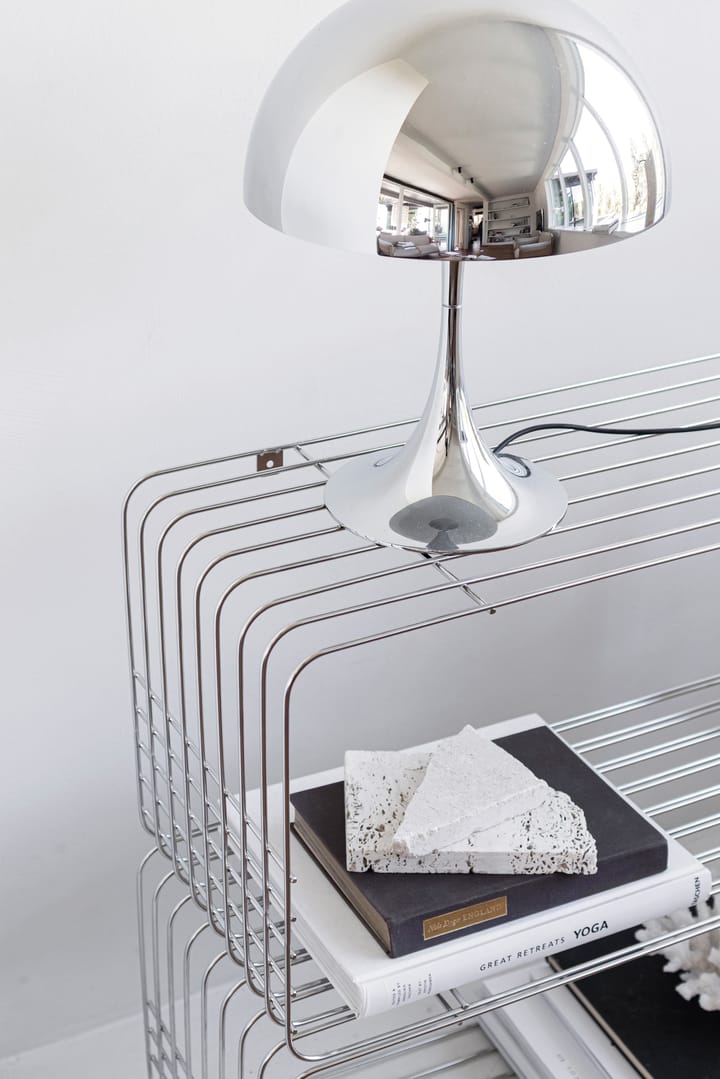 Wire hylde 31x70x26 cm, Chrome Mette Ditmer