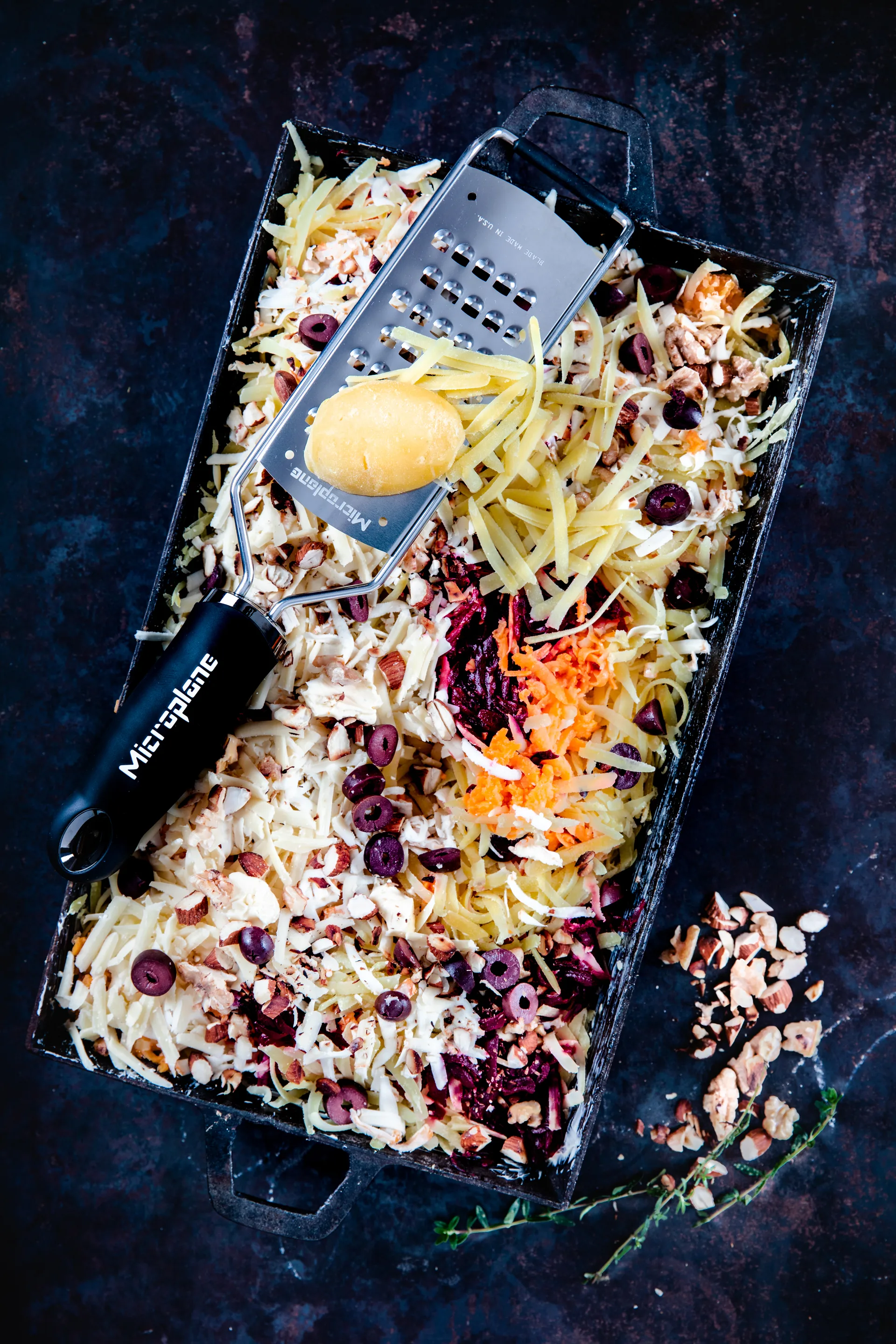 Gourmet ekstra grovt rivejern 31 cm, Black Microplane