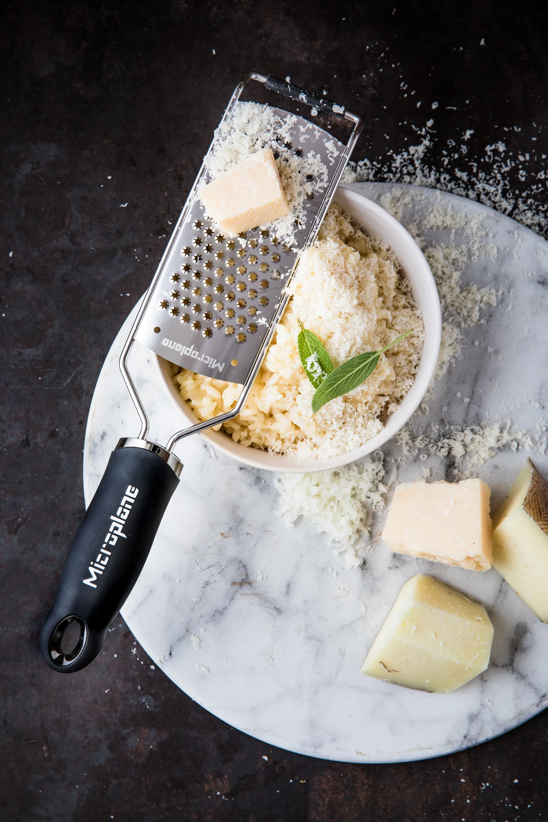 Gourmet starrivejern 31 cm, Black Microplane