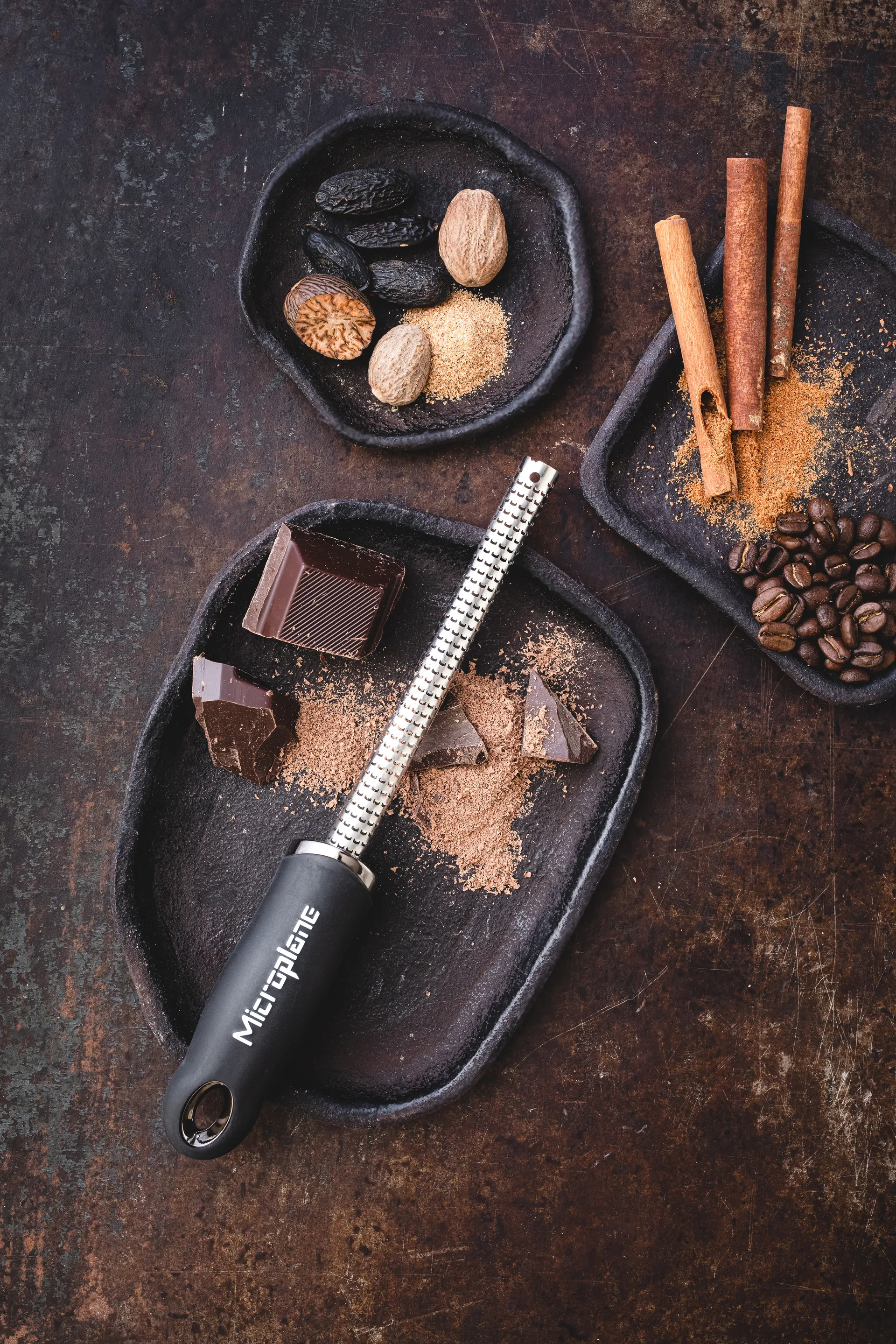 Premium classic rivejern krydderi 23 cm, Black Microplane