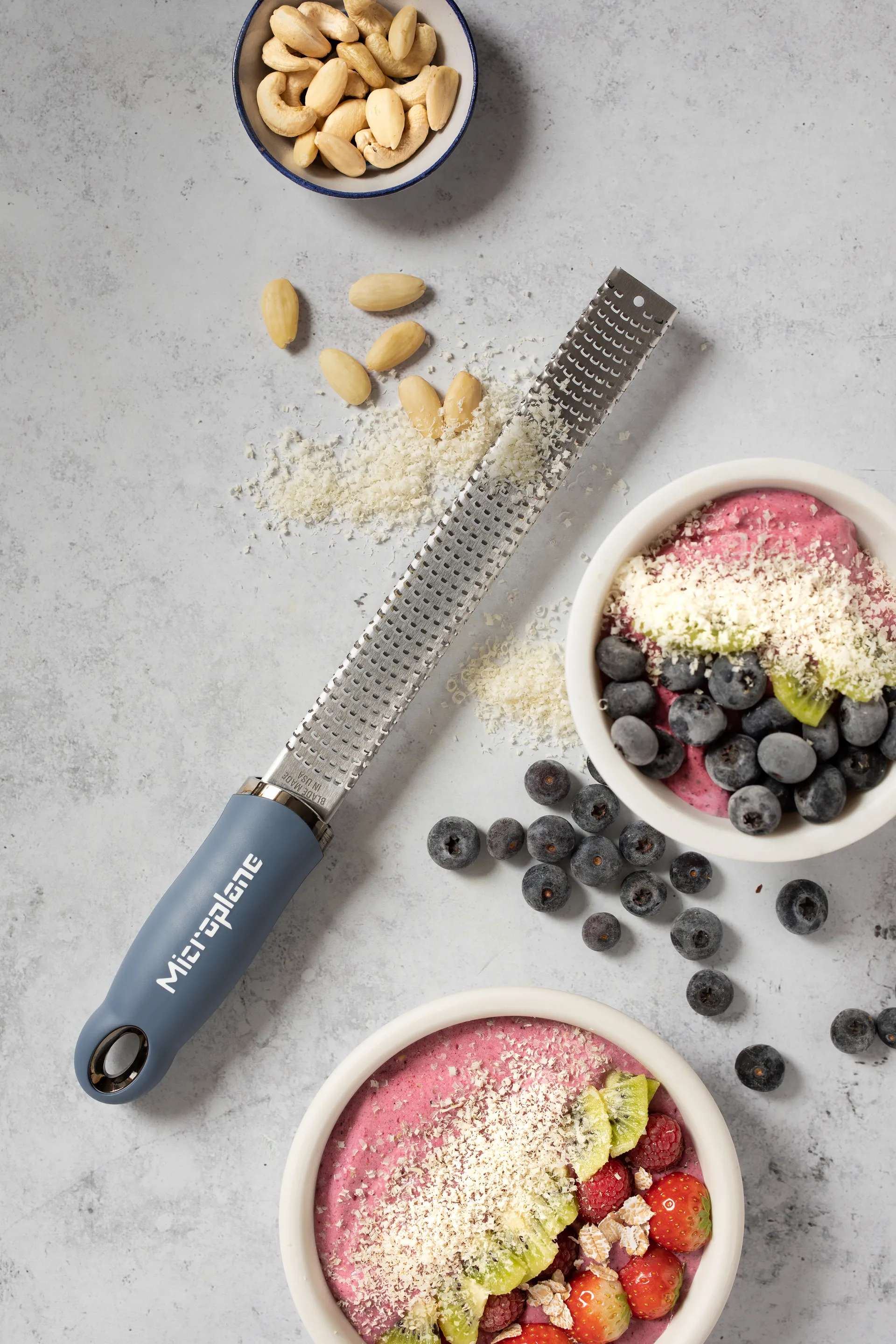 Premium classic zestjern 32 cm, Denim blue Microplane