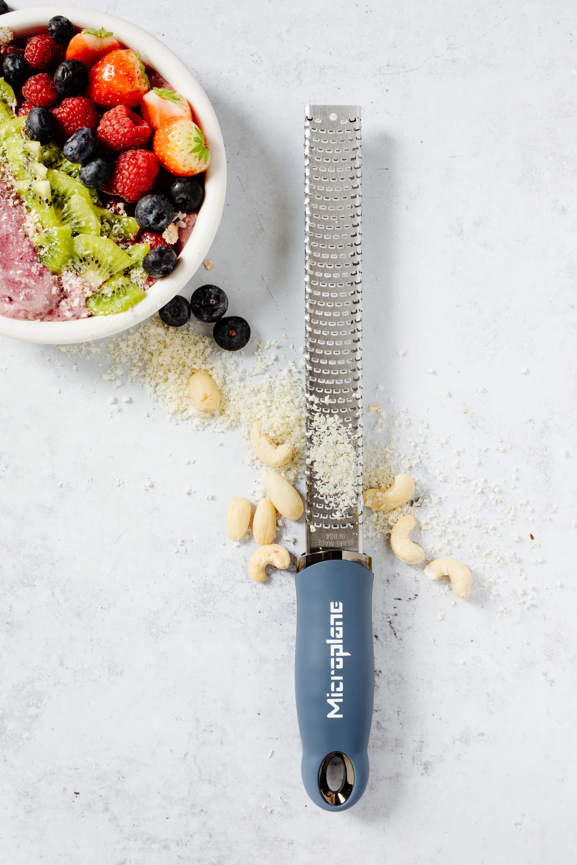 Premium classic zestjern 32 cm, Denim blue Microplane