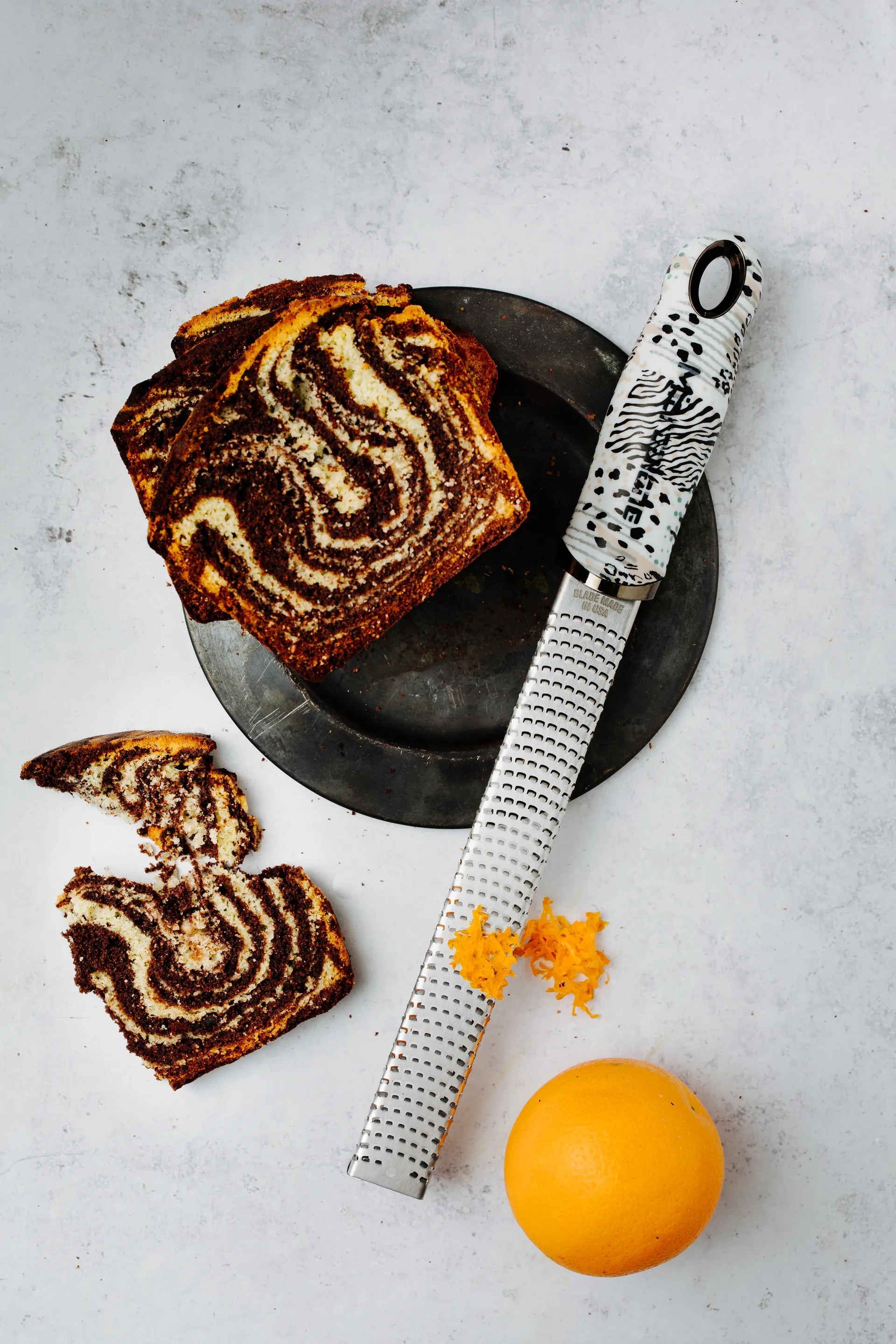 Premium Funky zesterjern 32 cm, Safari Microplane