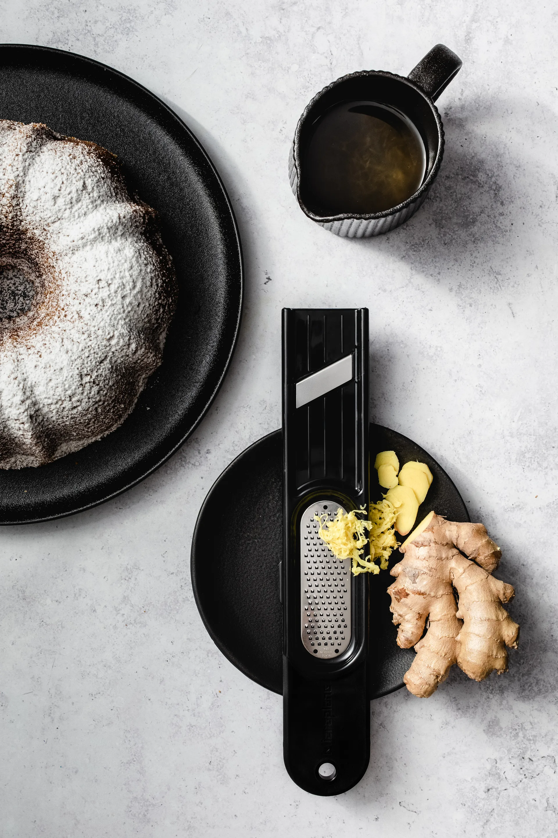 Speciality 3-i-1 ingefær værktøj 27,5 cm, Black Microplane