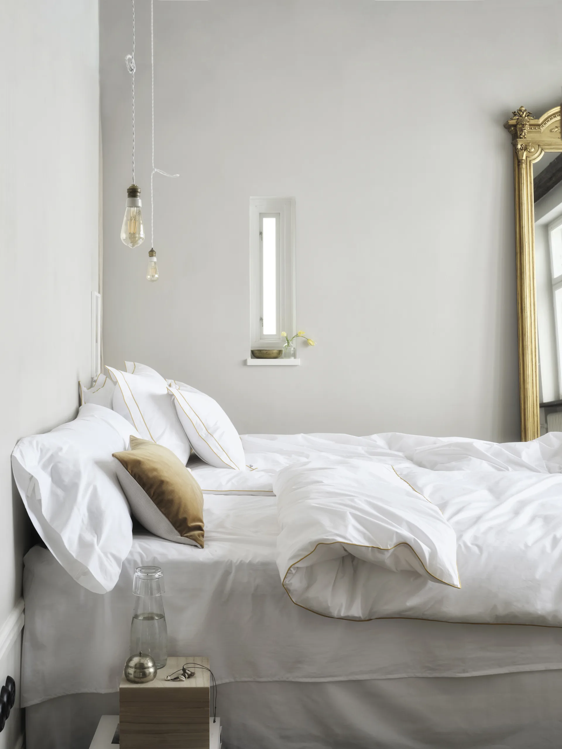 Allegro Dynebetræk ØKO, Gul, 140x220 cm Mille Notti