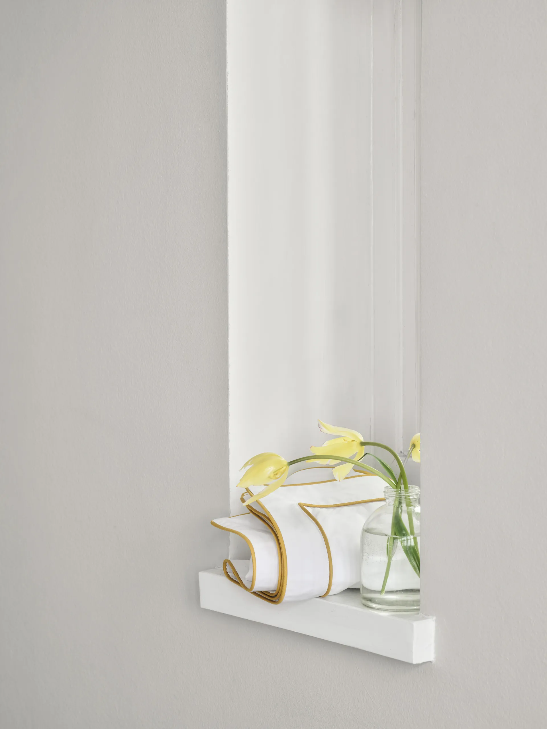 Allegro Pudebetræk ØKO, Gul, 50x60 cm Mille Notti