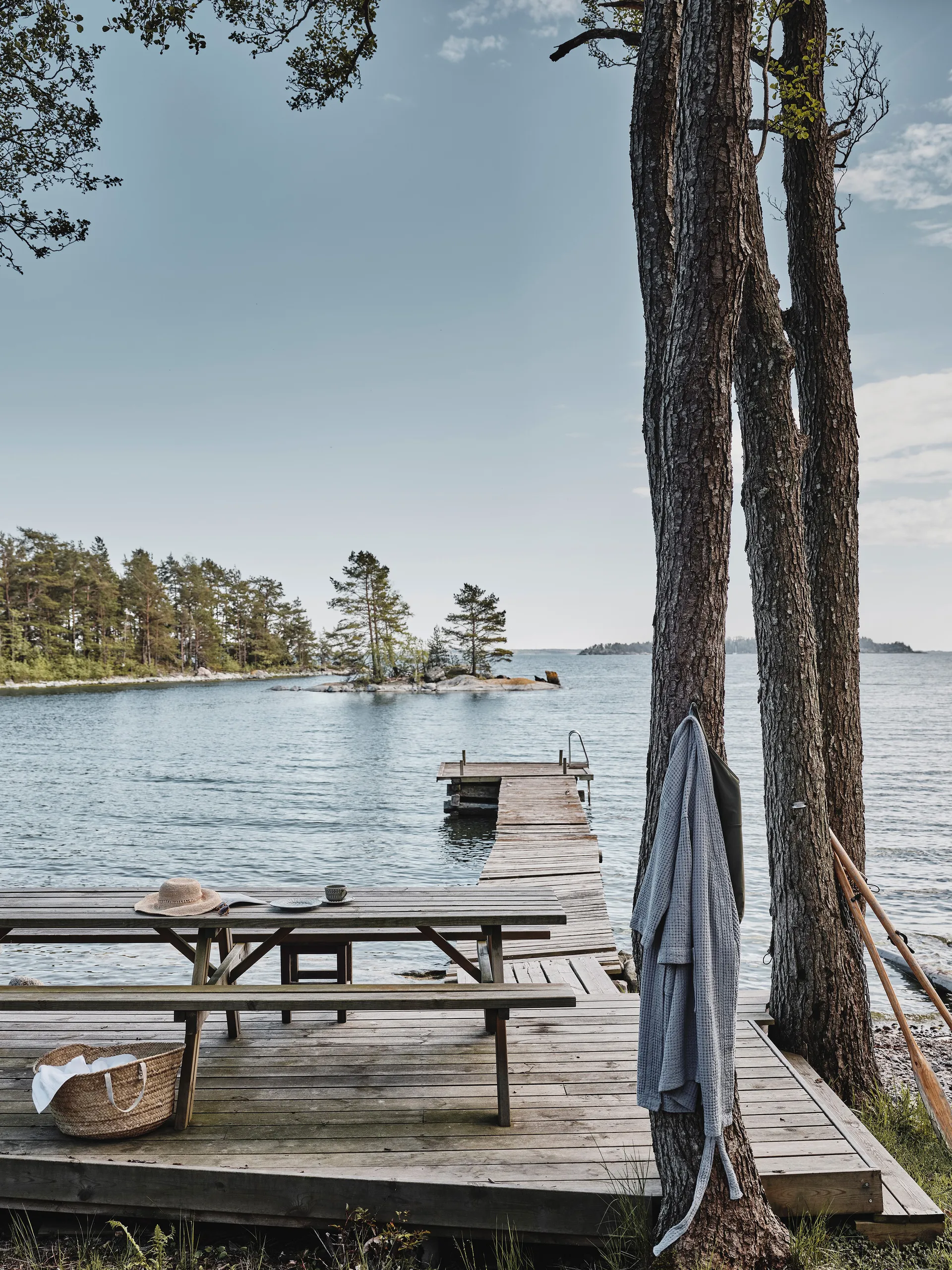 Cialda badekåbe EKO, Lyseblå, S-M Mille Notti