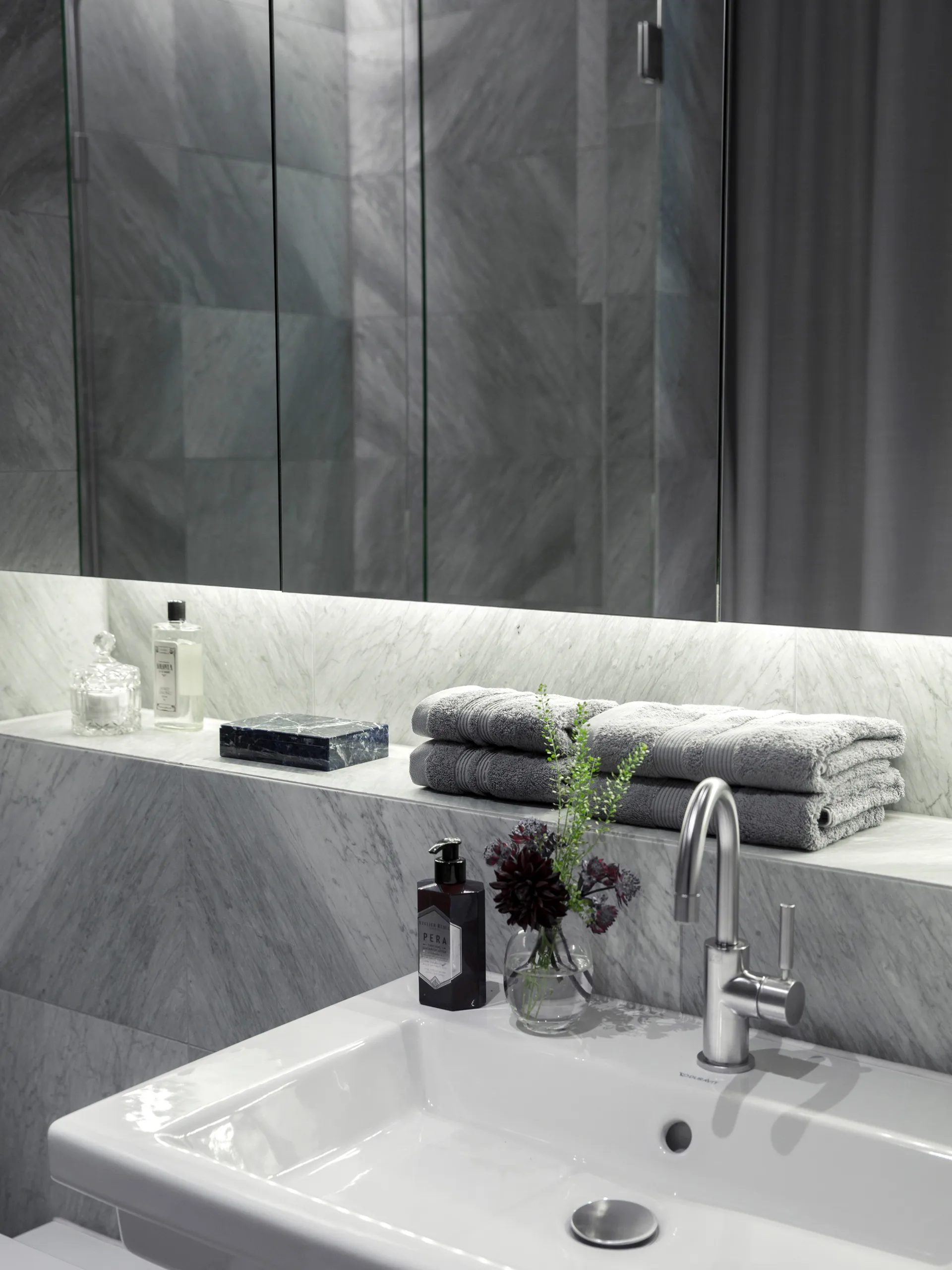 Fontana håndklæde EKO, Grå, 30x50 cm Mille Notti