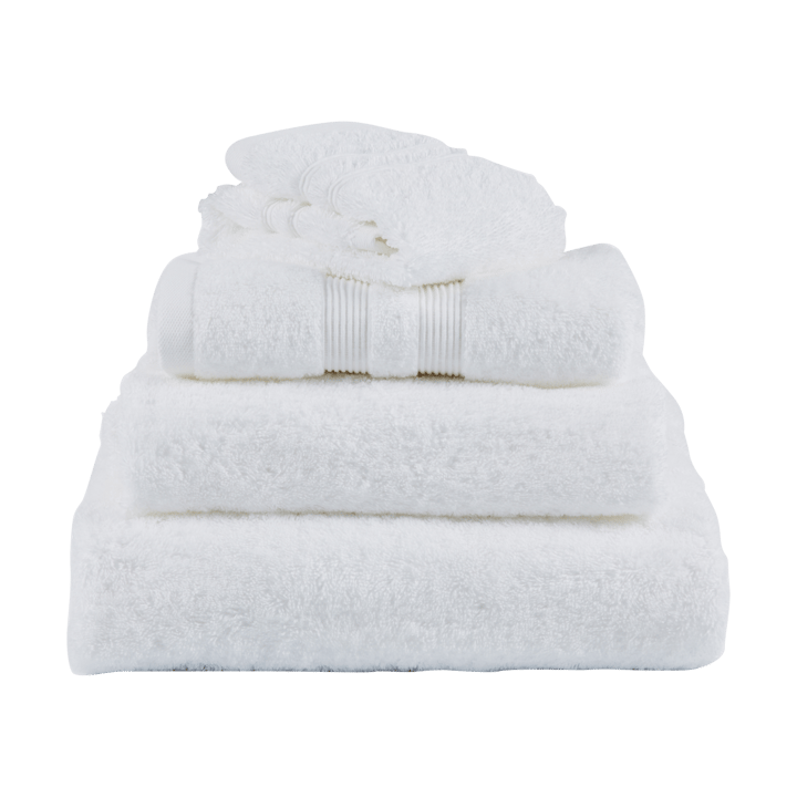 Fontana håndklæde EKO - Hvid, 30x50 cm - Mille Notti