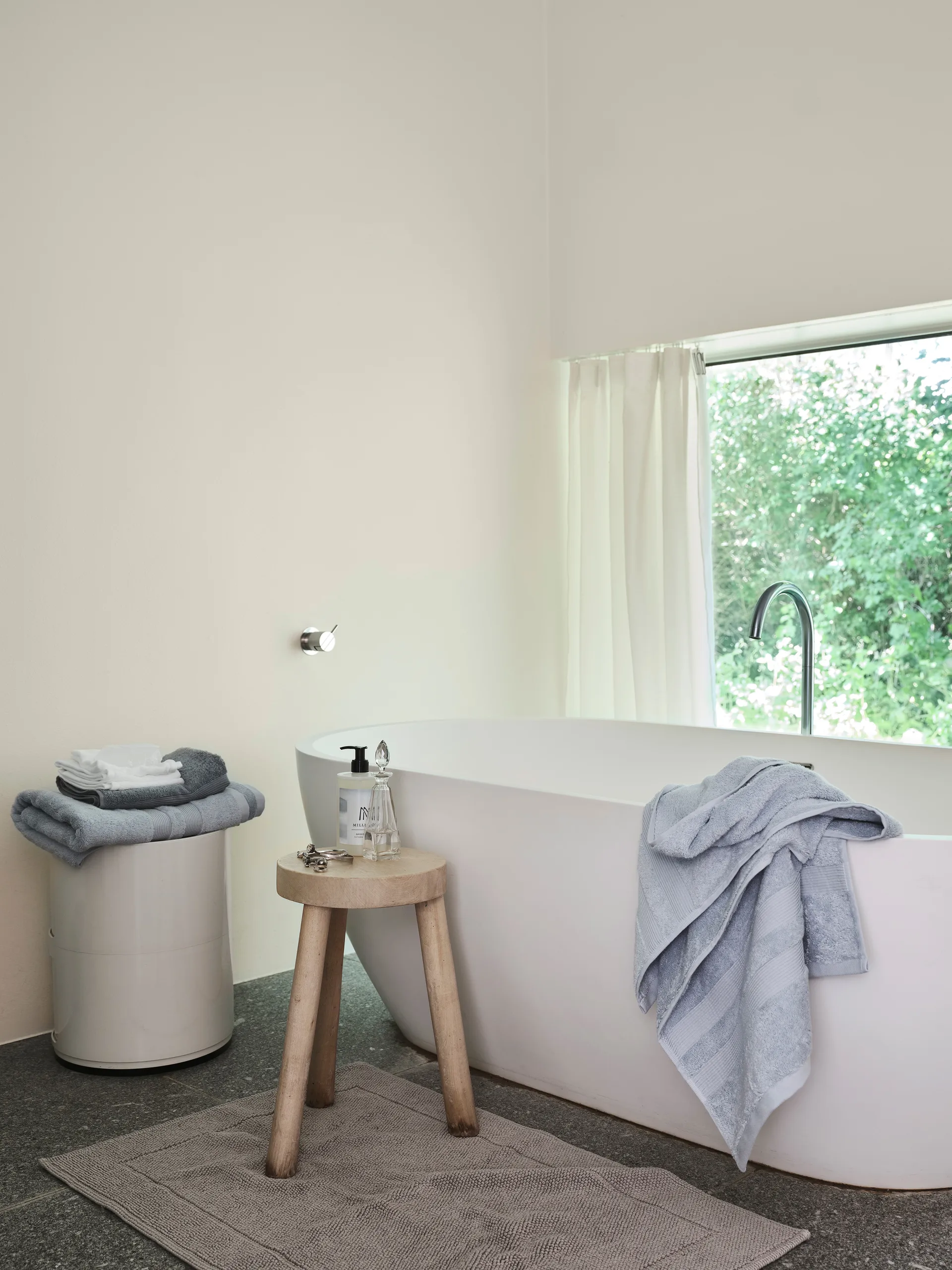 Fontana håndklæde EKO, Isblå, 100x150 cm Mille Notti