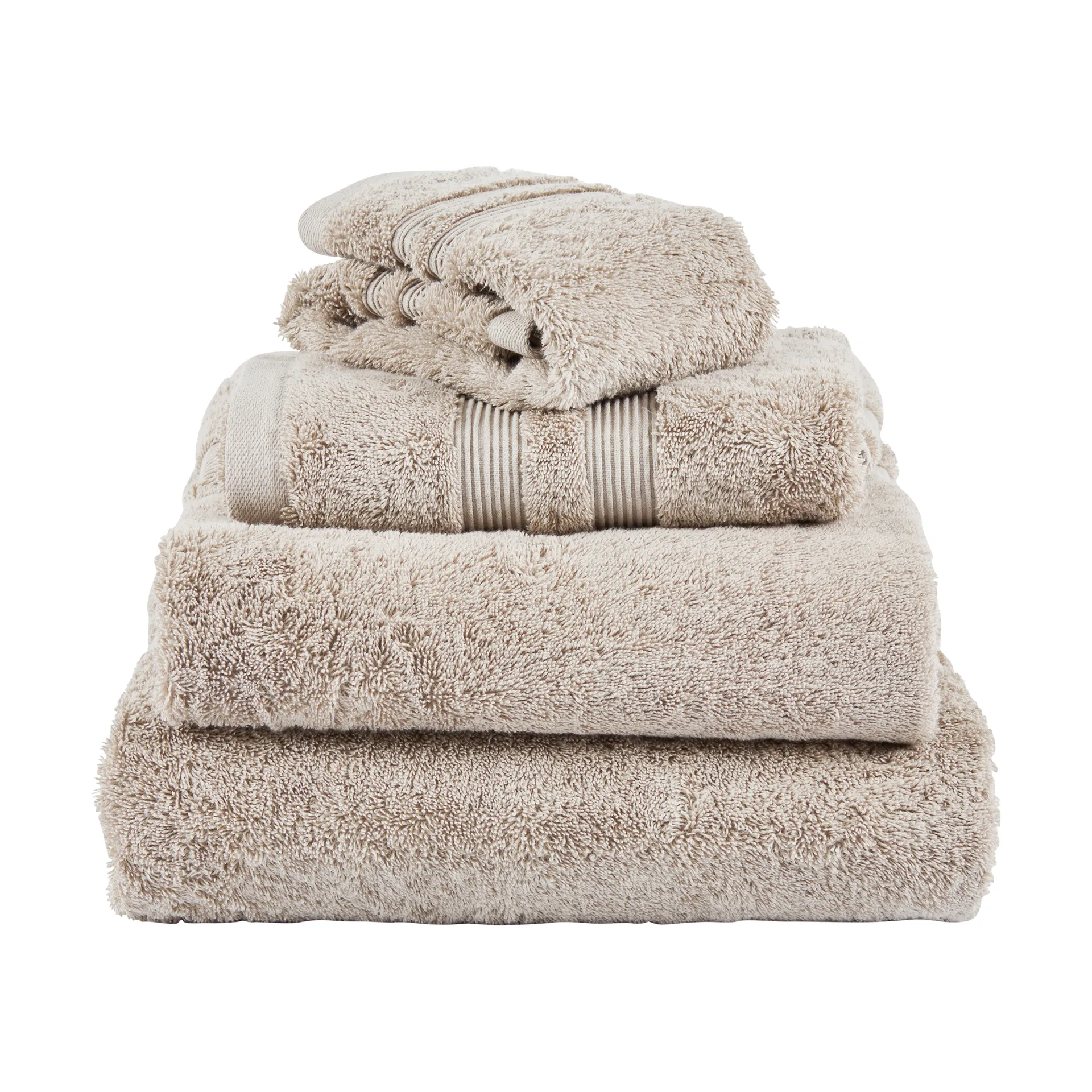 Fontana håndklæde EKO, Lysebrun, 30x50 cm Mille Notti