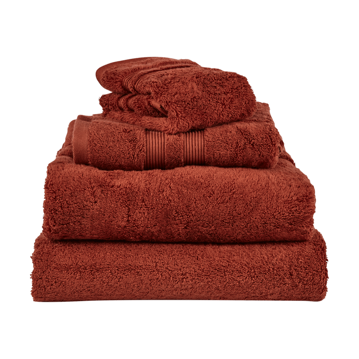 Fontana håndklæde EKO - Rust, 50x70 cm - Mille Notti