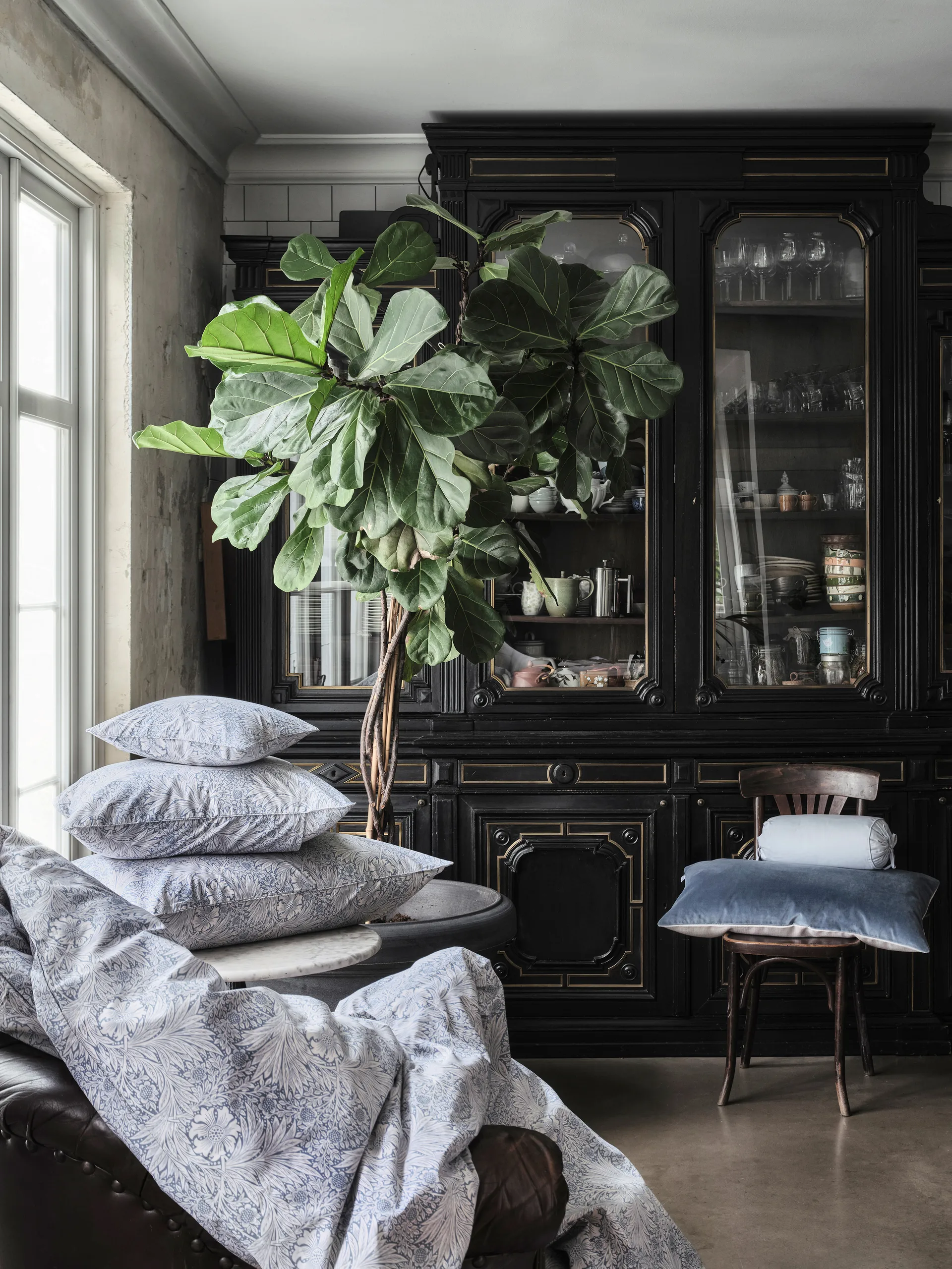 Morris & Co. Marigold Dynebetræk, Blå, 140x220 cm Mille Notti