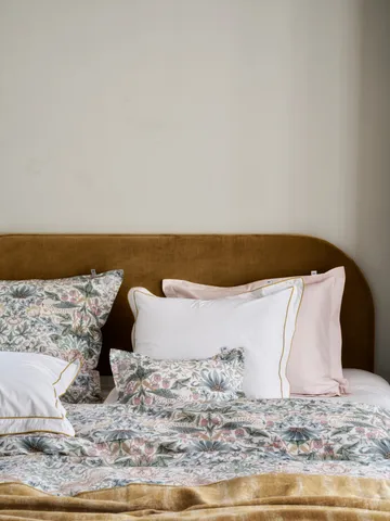 Morris & Co. Strawberry Thief Dynebetræk - Grøn, 150x210 cm - Mille Notti