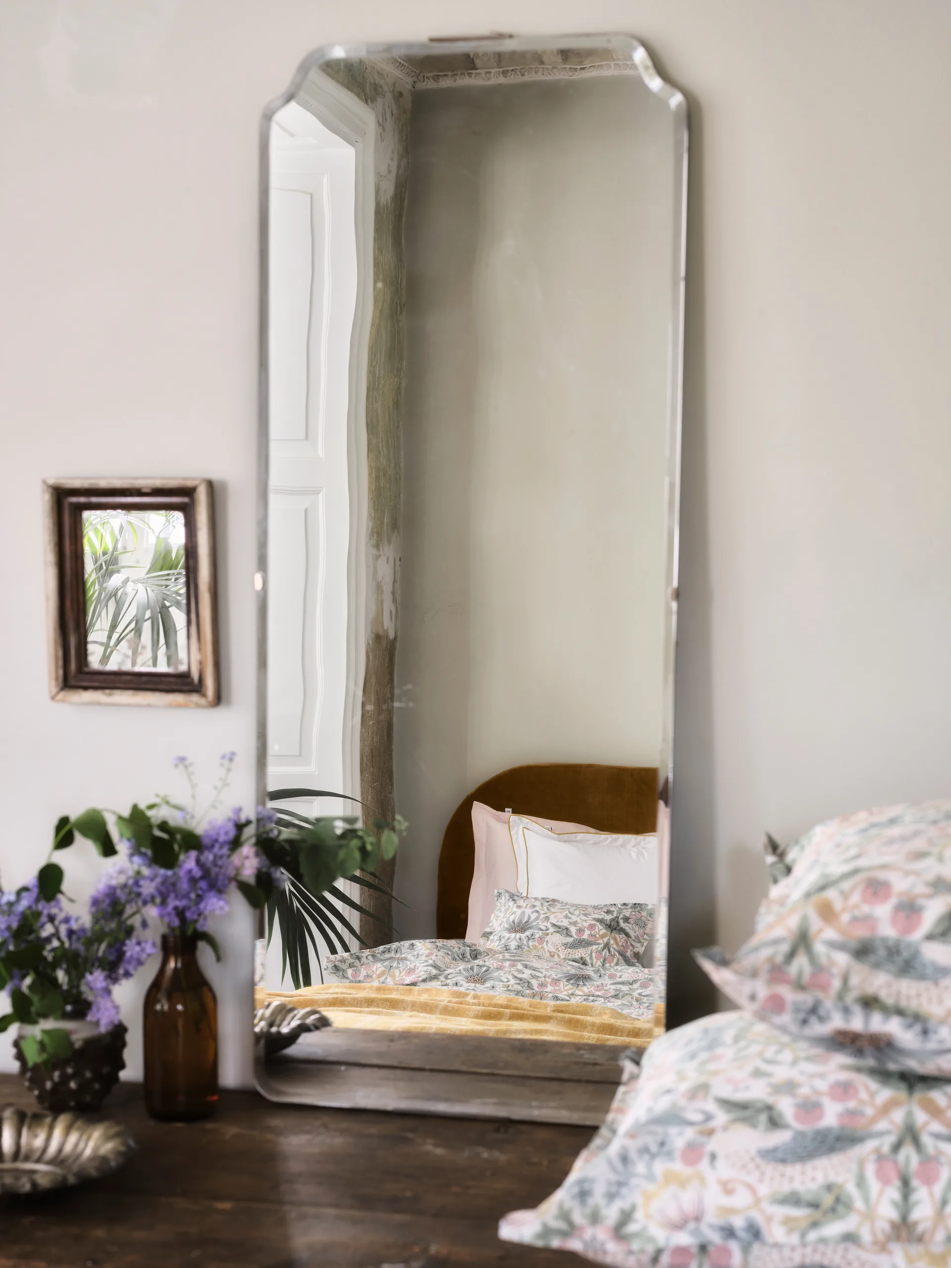 Morris & Co. Strawberry Thief Pudebetræk, Grøn, 50x60 cm Mille Notti