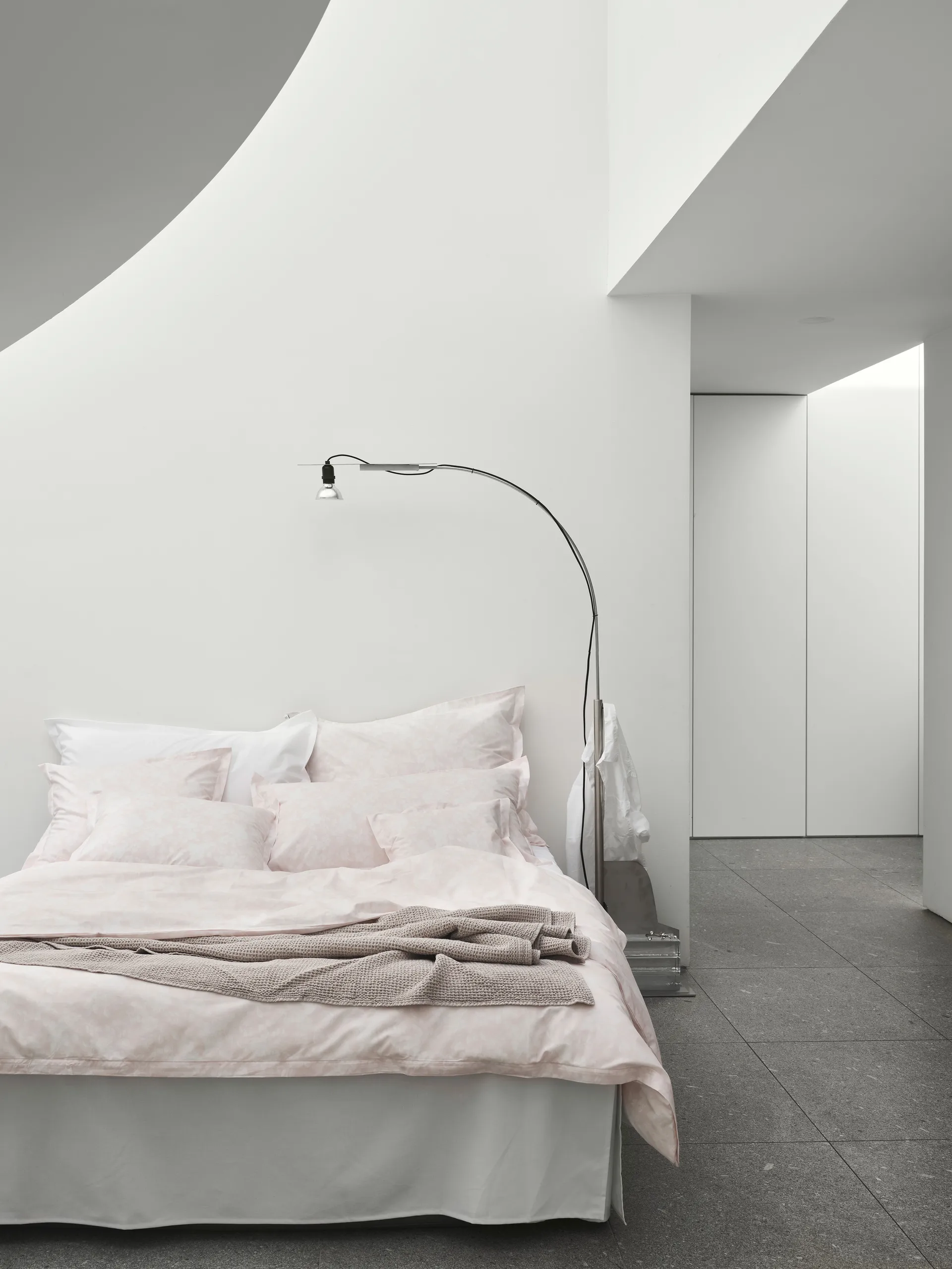 Napoli sengetæppe, Hvid, 160x220 cm Mille Notti