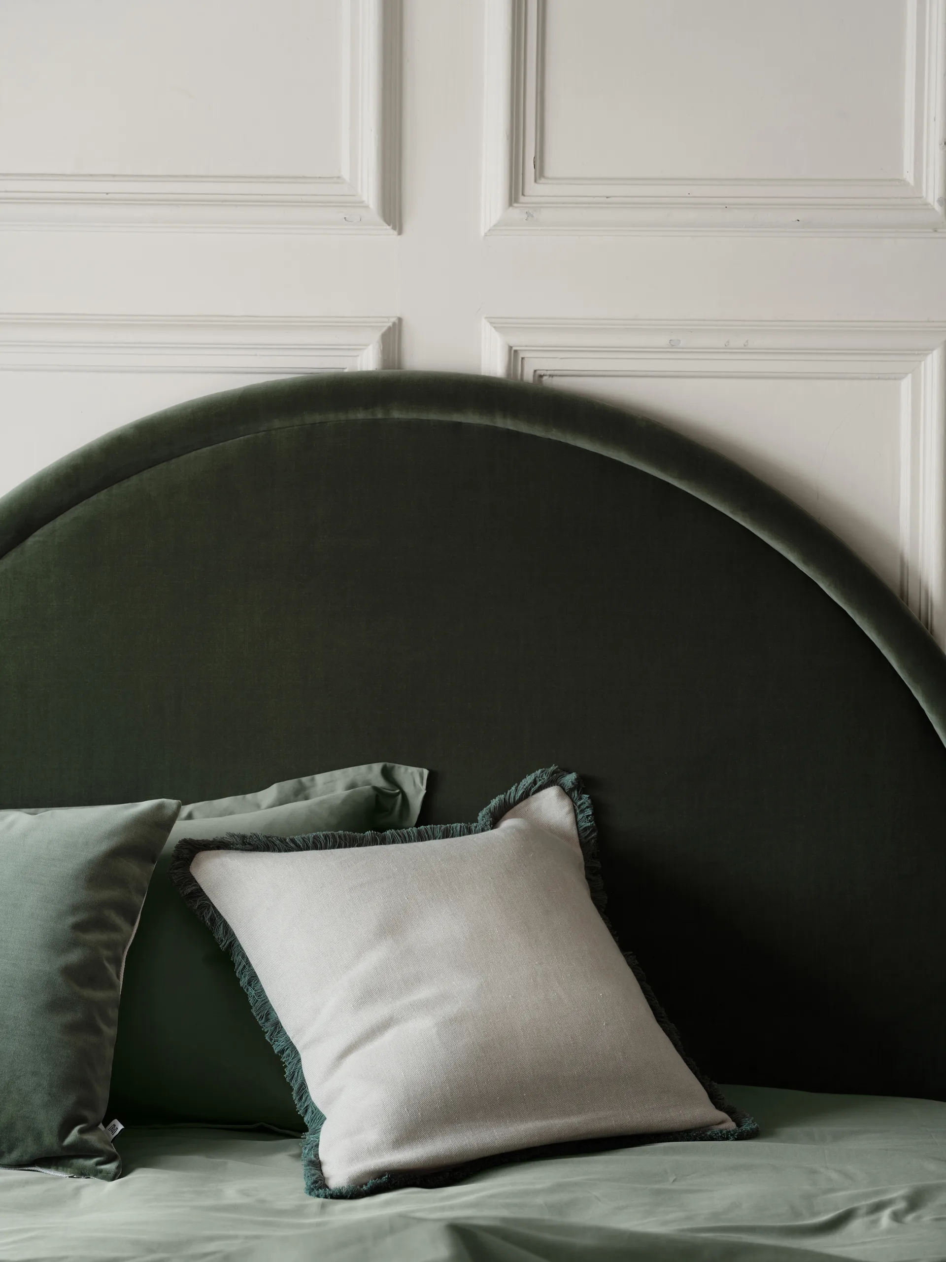 Pienza pudebetræk, Beige/Grøn, 50x50 cm Mille Notti