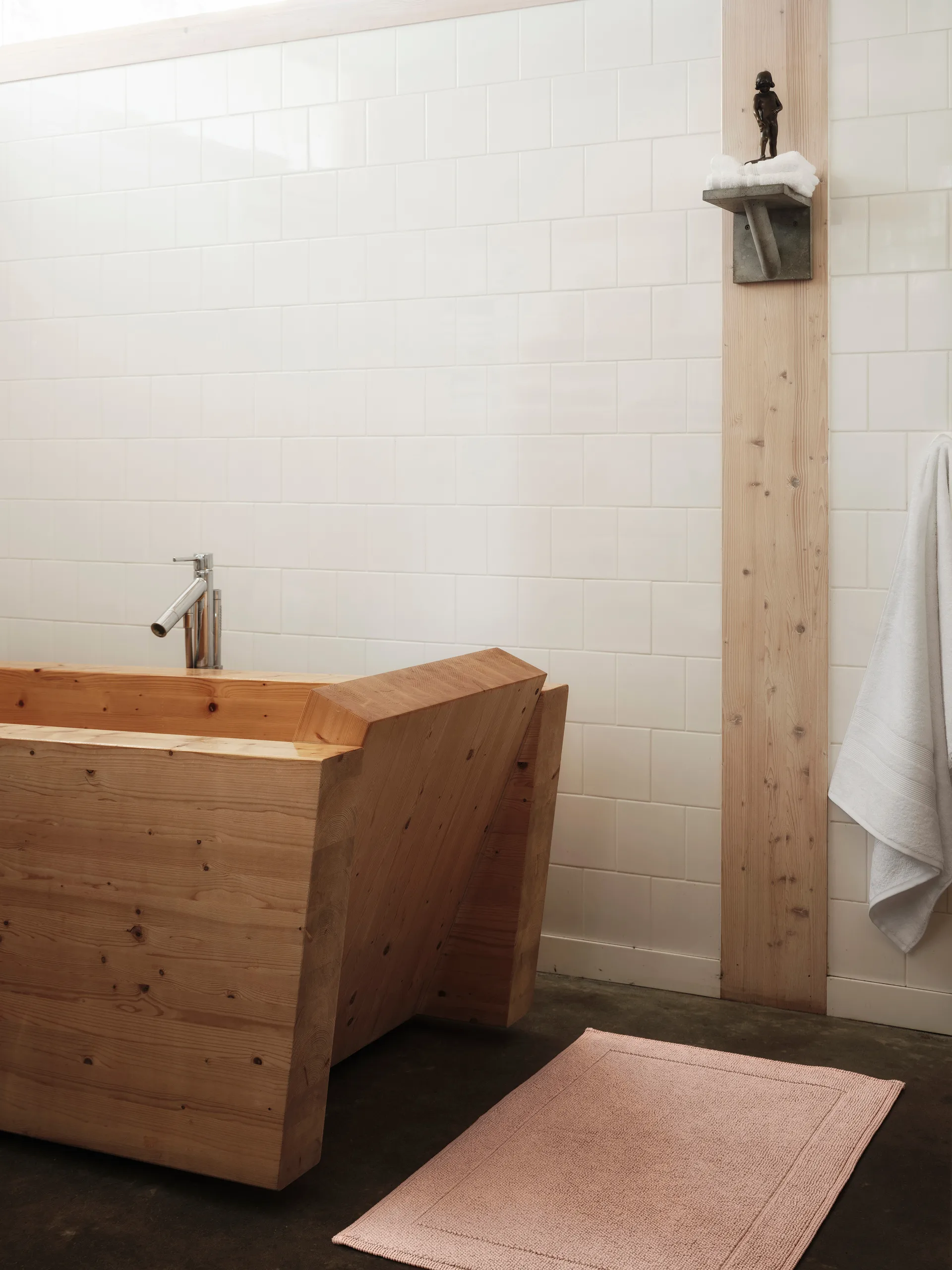 Portofino bademåtte, Pudderrosa, 60x90 cm Mille Notti