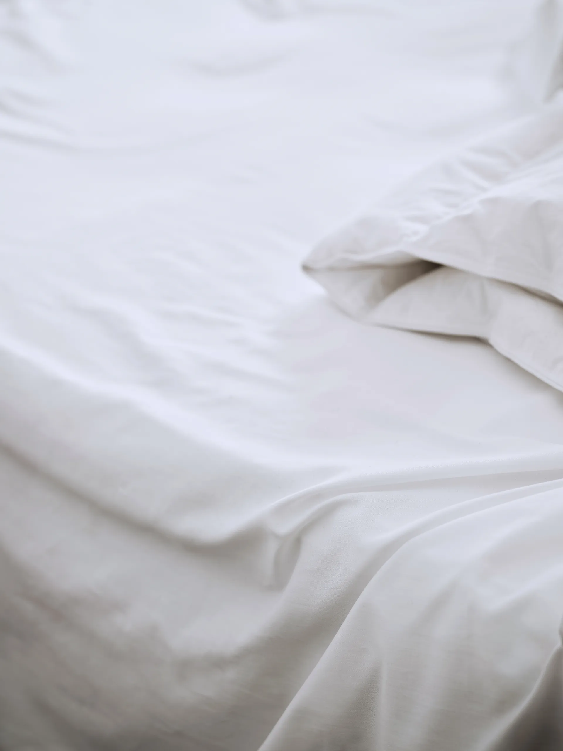 Satina dynebetræk EKO, Hvid, 140x220 cm Mille Notti