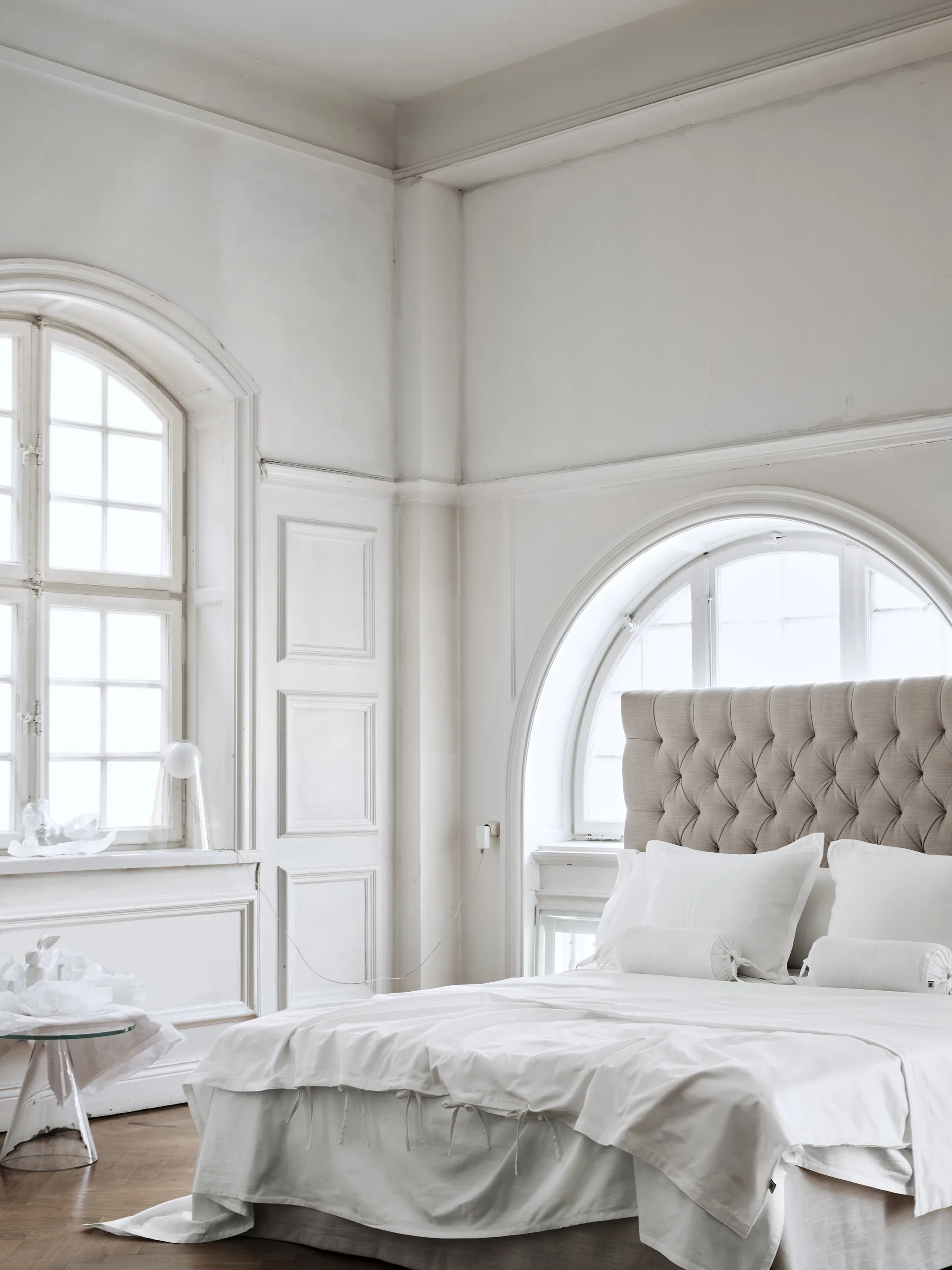 Satina dynebetræk EKO, Hvid, 140x220 cm Mille Notti