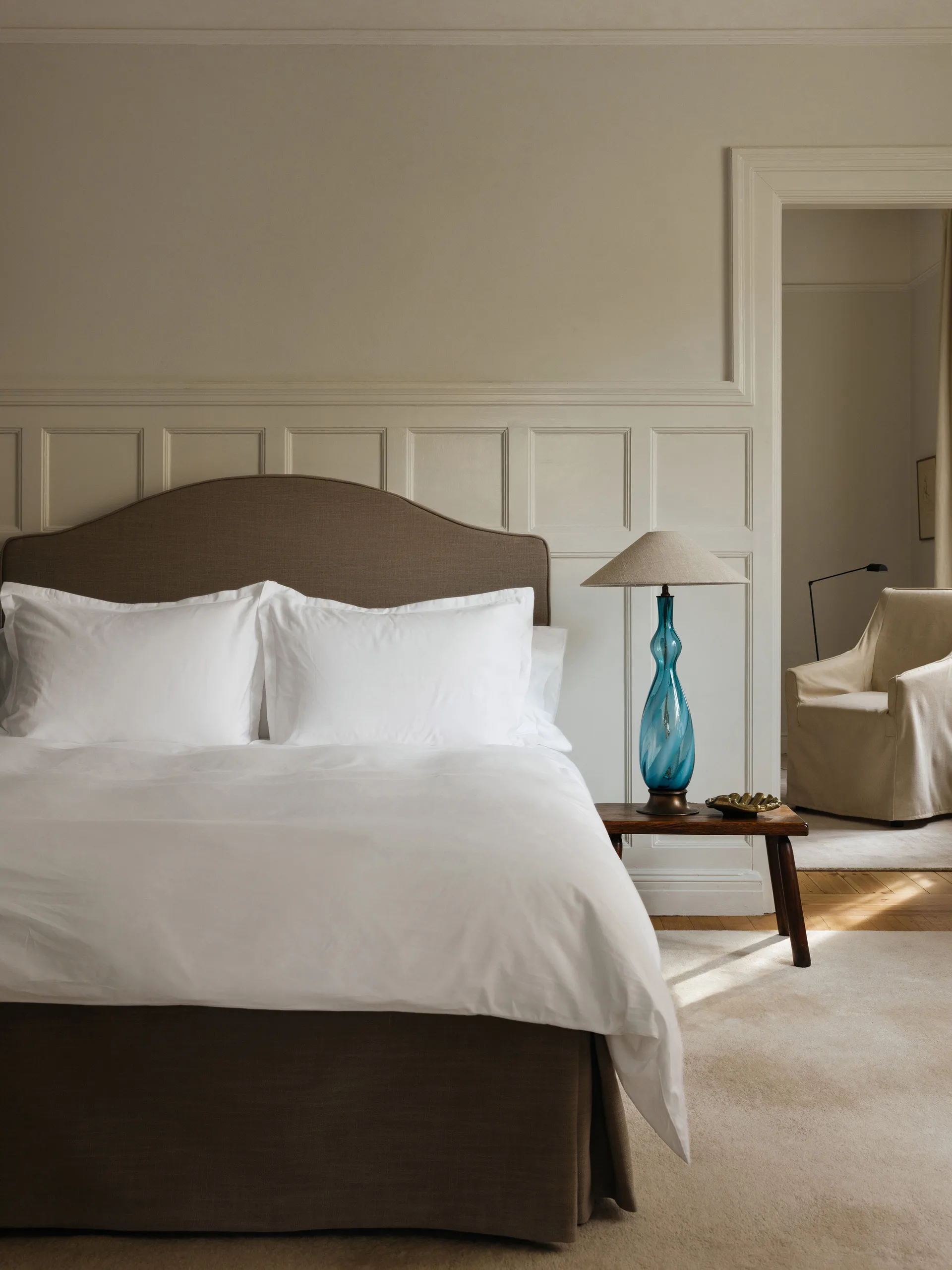 Satina dynebetræk EKO, Hvid, 200x220 cm Mille Notti