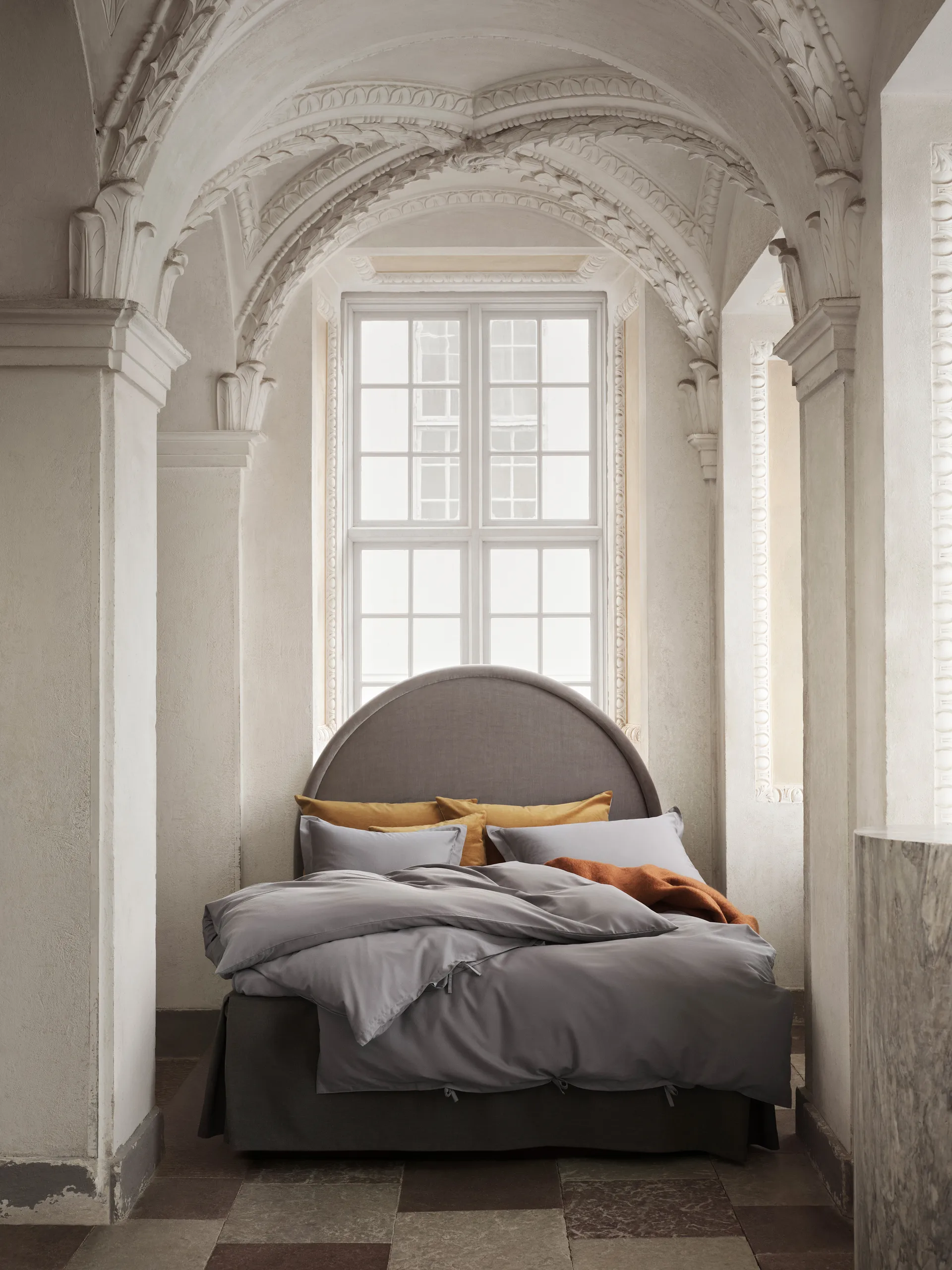 Satina dynebetræk, Grå, 140x220 cm Mille Notti