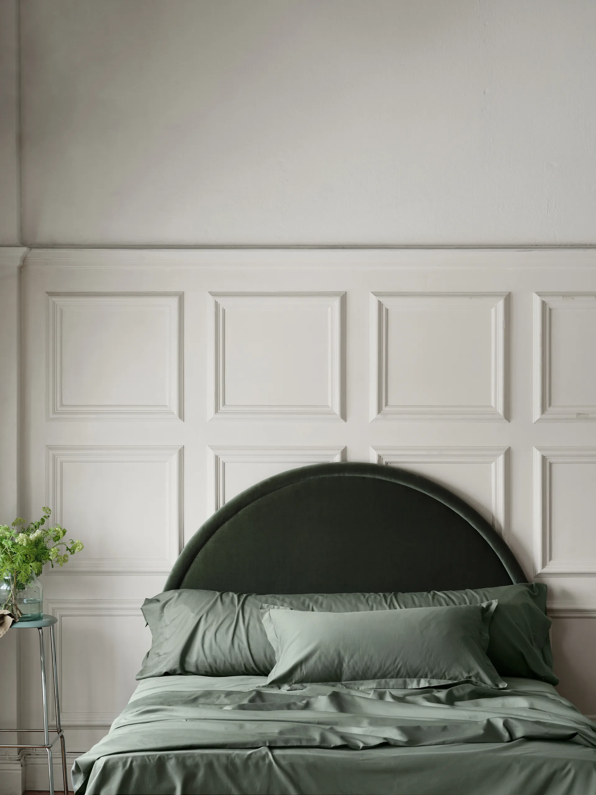 Satina dynebetræk, Grøn, 200x220 cm Mille Notti