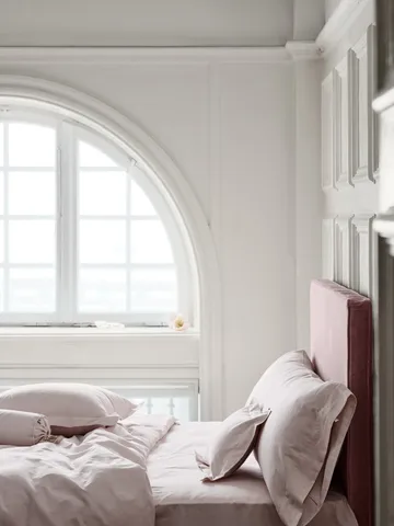 Satina dynebetræk - Pink, 220x220 cm - Mille Notti