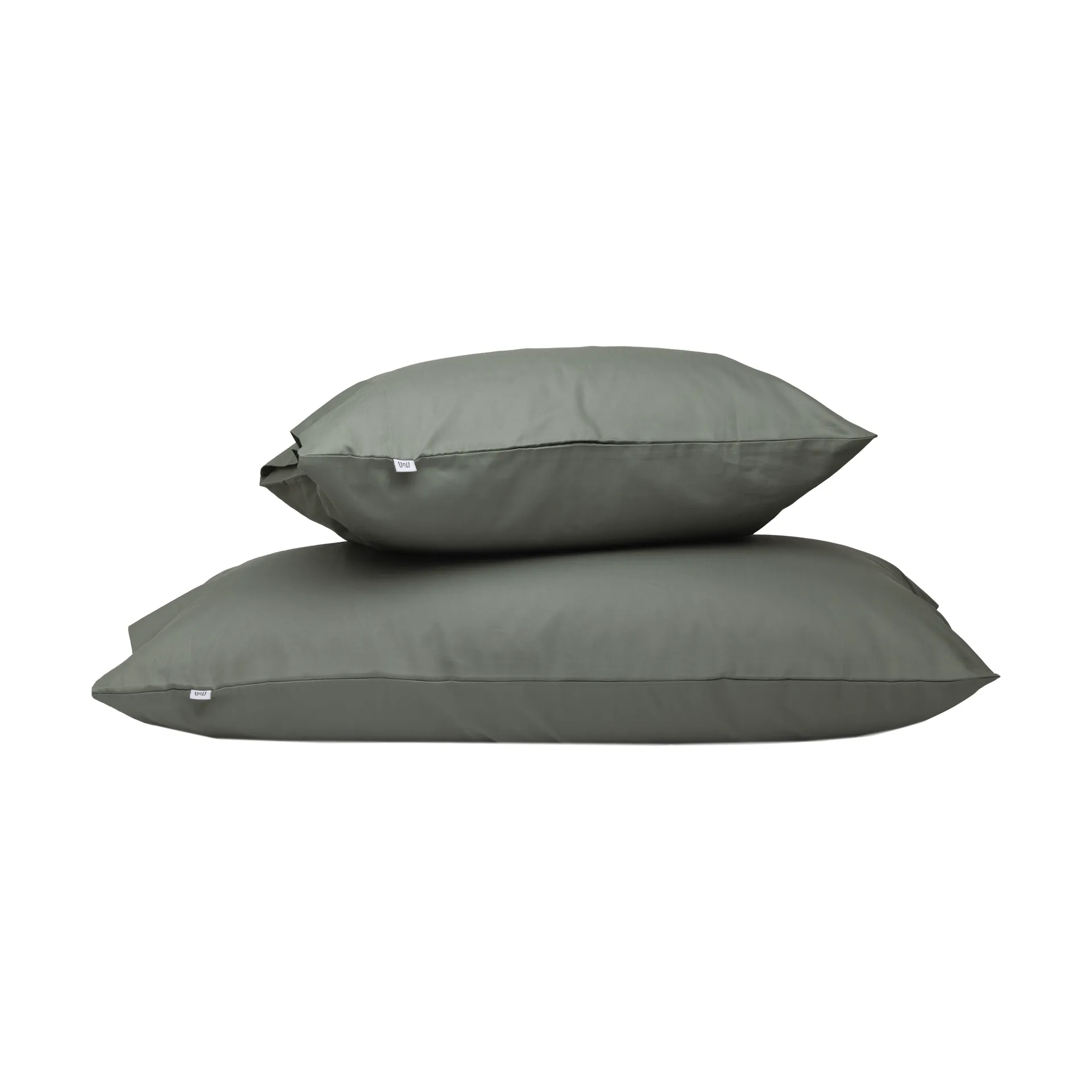 Satina plain pudebetræk, Grøn, 50x60 cm Mille Notti