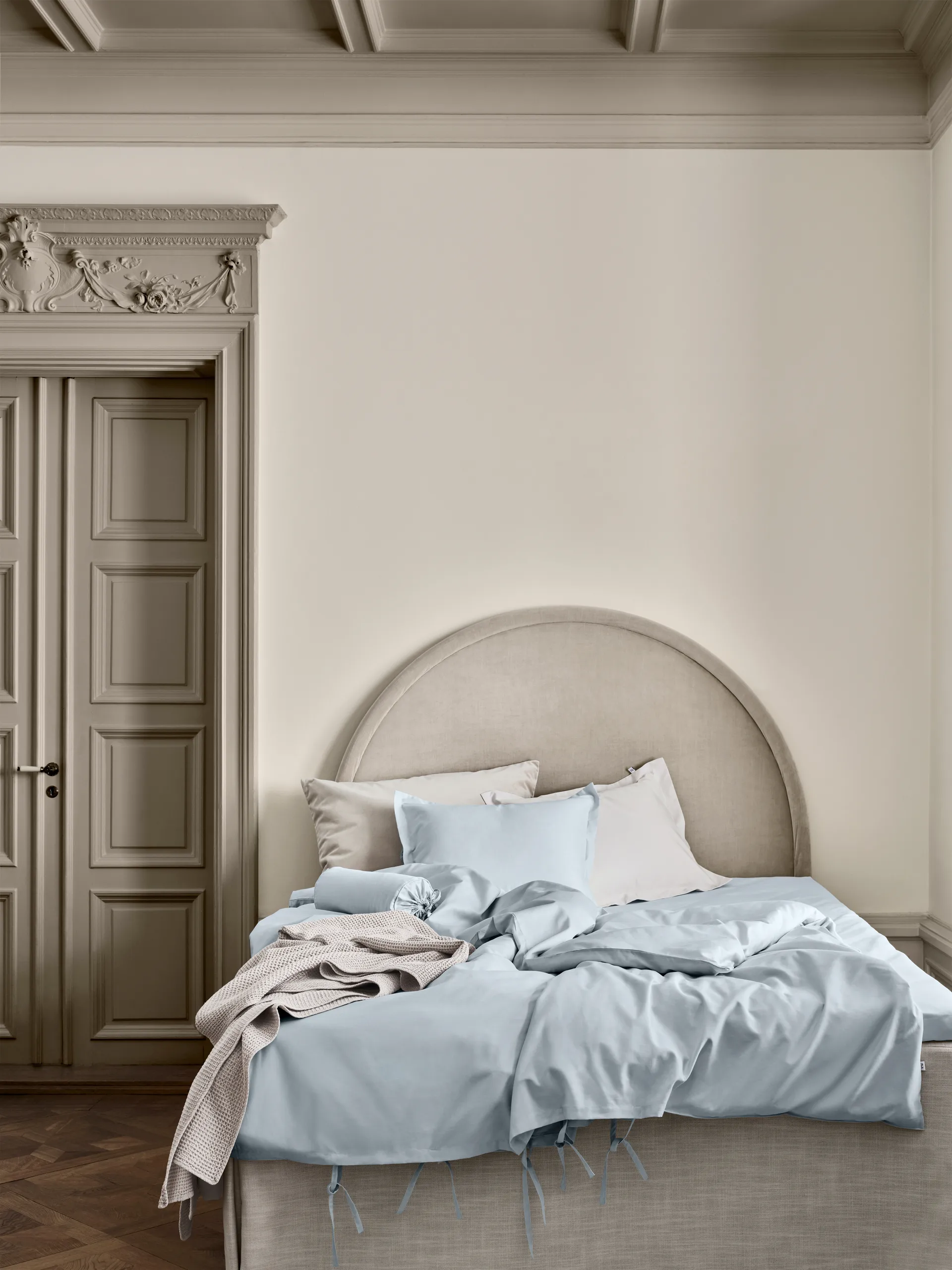 Satina plain pudebetræk, Lyseblå, 50x90 cm Mille Notti