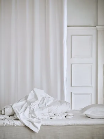 Satina pudebetræk EKO - Hvid, 50x60 cm - Mille Notti