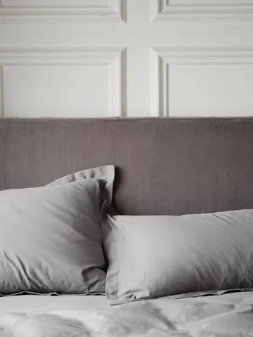 Satina pudebetræk - Grå, 60x63 cm - Mille Notti