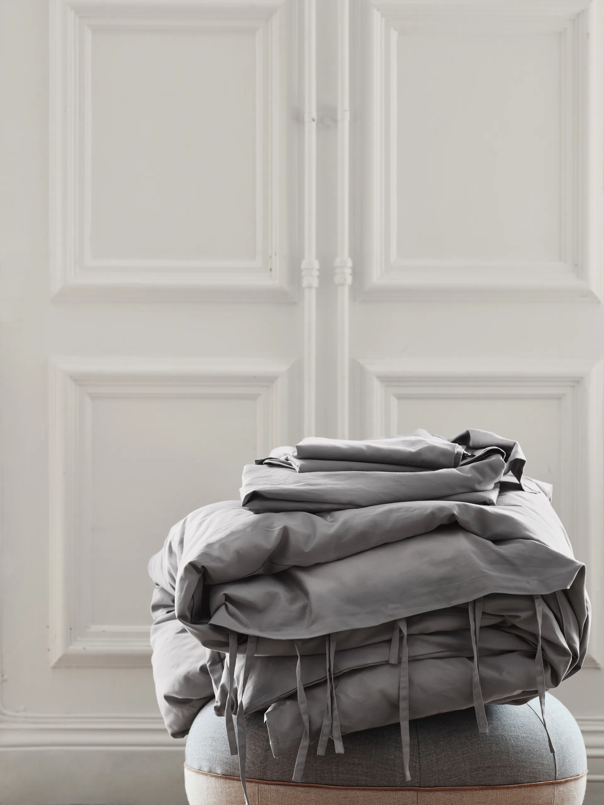 Satina pudebetræk, Grå, 60x63 cm Mille Notti