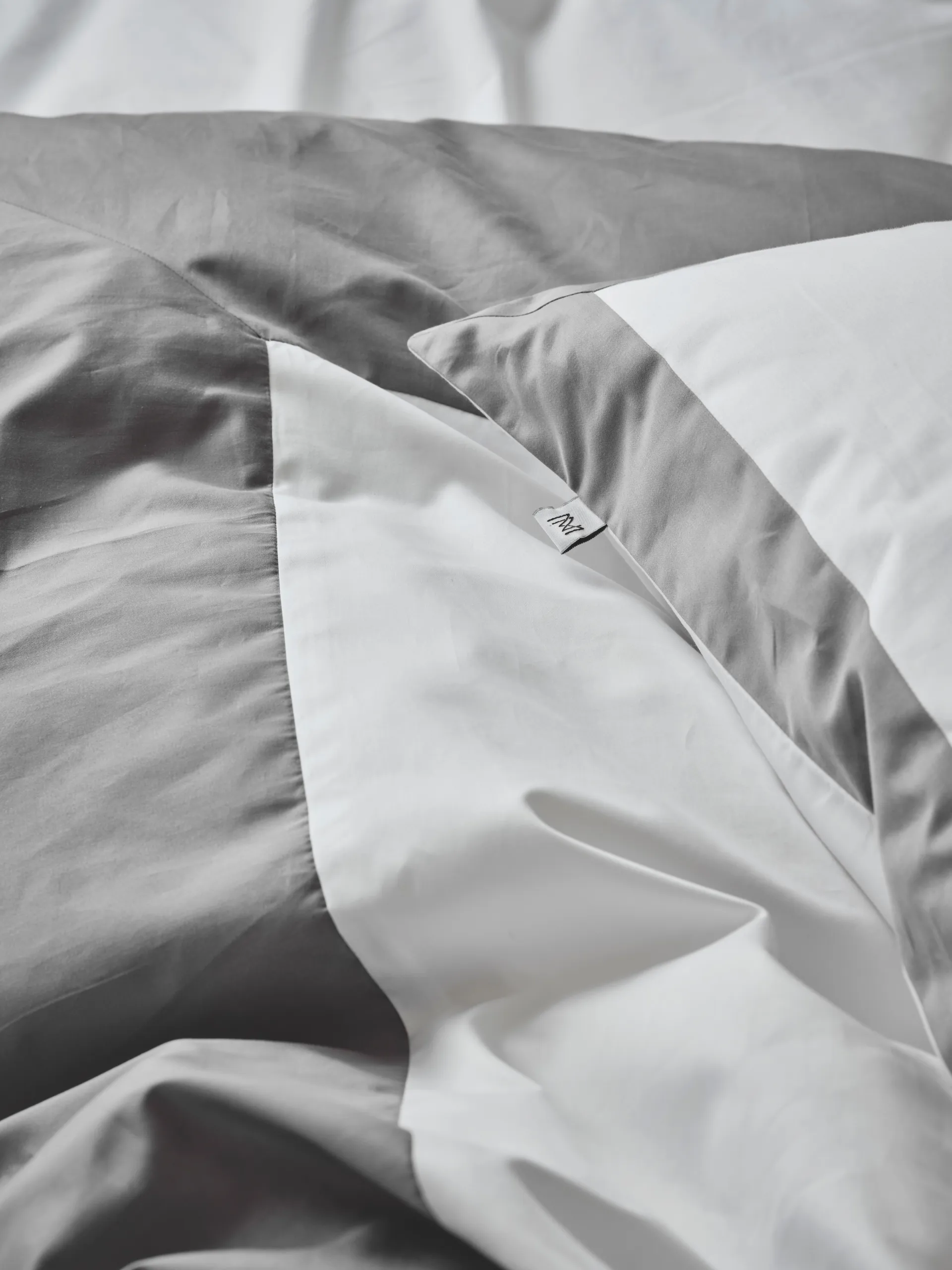 Sobrio dynebetræk, Grå, 220x220 cm Mille Notti