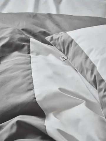 Sobrio dynebetræk - Grå, 220x220 cm - Mille Notti