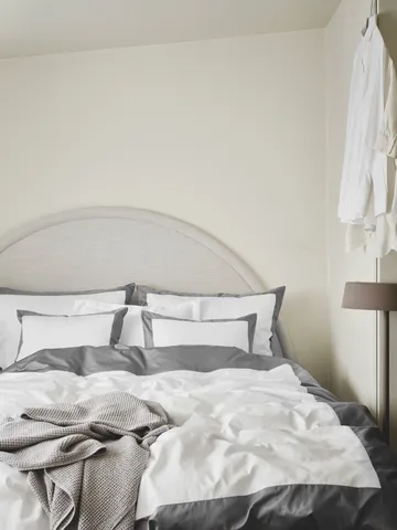 Sobrio dynebetræk - Grå, 220x220 cm - Mille Notti