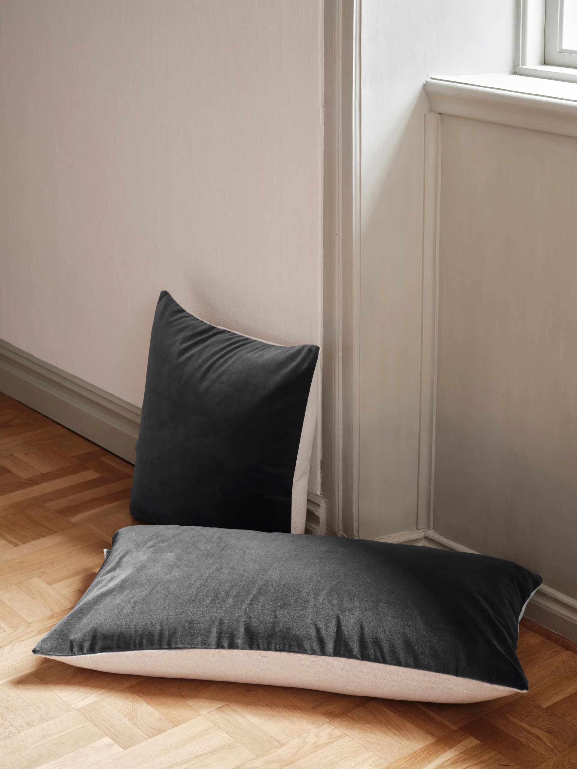 Verona pudebetræk, Mørkegrå, 50x50 cm Mille Notti