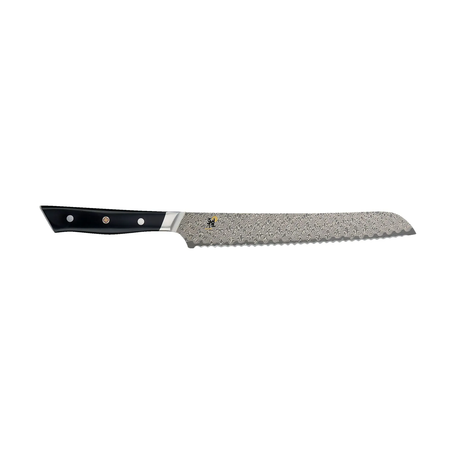 Hibana 800DP brødkniv 24 cm, Damaskus-svart Miyabi