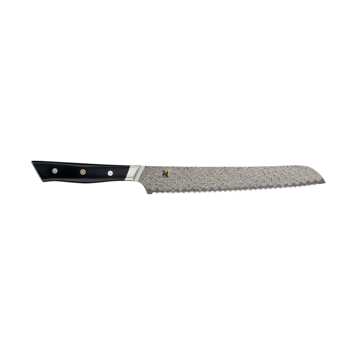 Hibana 800DP brødkniv 24 cm - Damaskus-svart - Miyabi