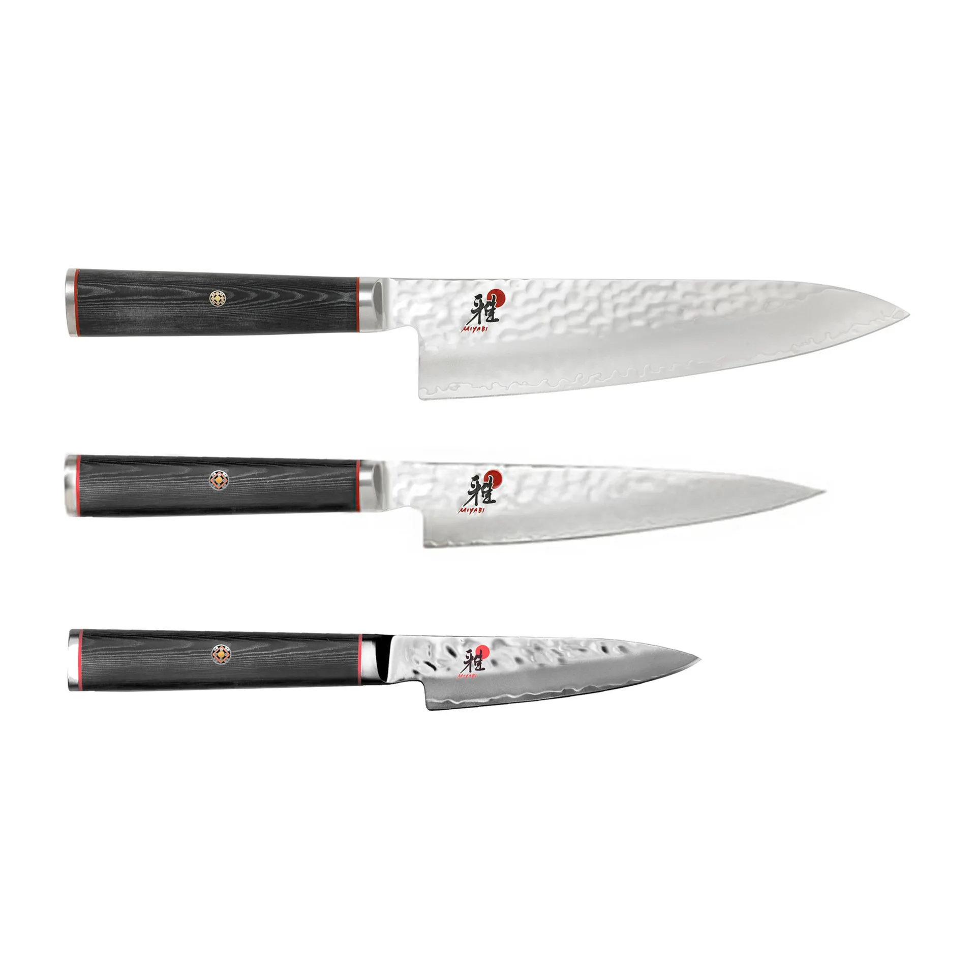 Miyabi Mizu 5000MCT knivsæt 3 dele, Træ Miyabi