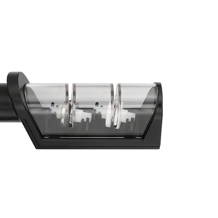 Miyabi Toishi Pro knivsliber med to slibehjul, Sort Miyabi