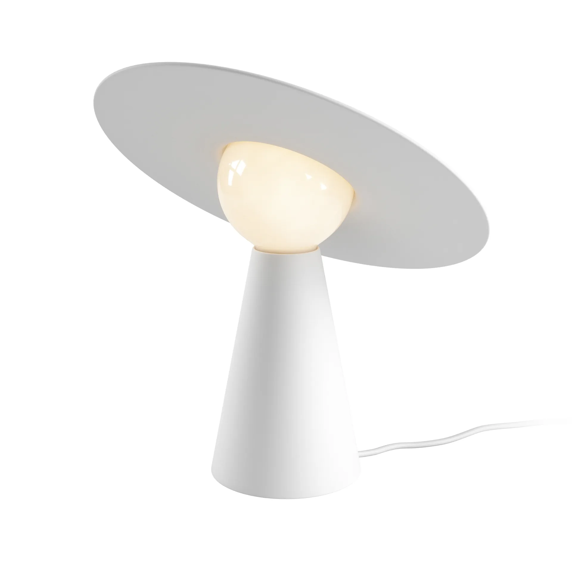 Bordlampe keramik 33x37,1 cm, White MOEBE