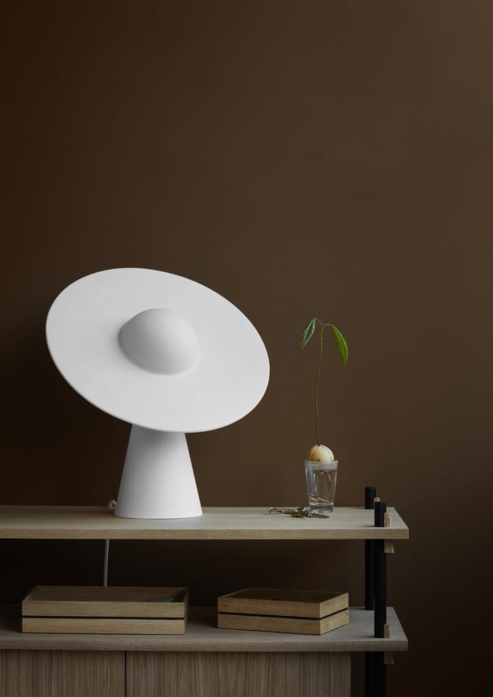 Bordlampe keramik 33x37,1 cm, White MOEBE