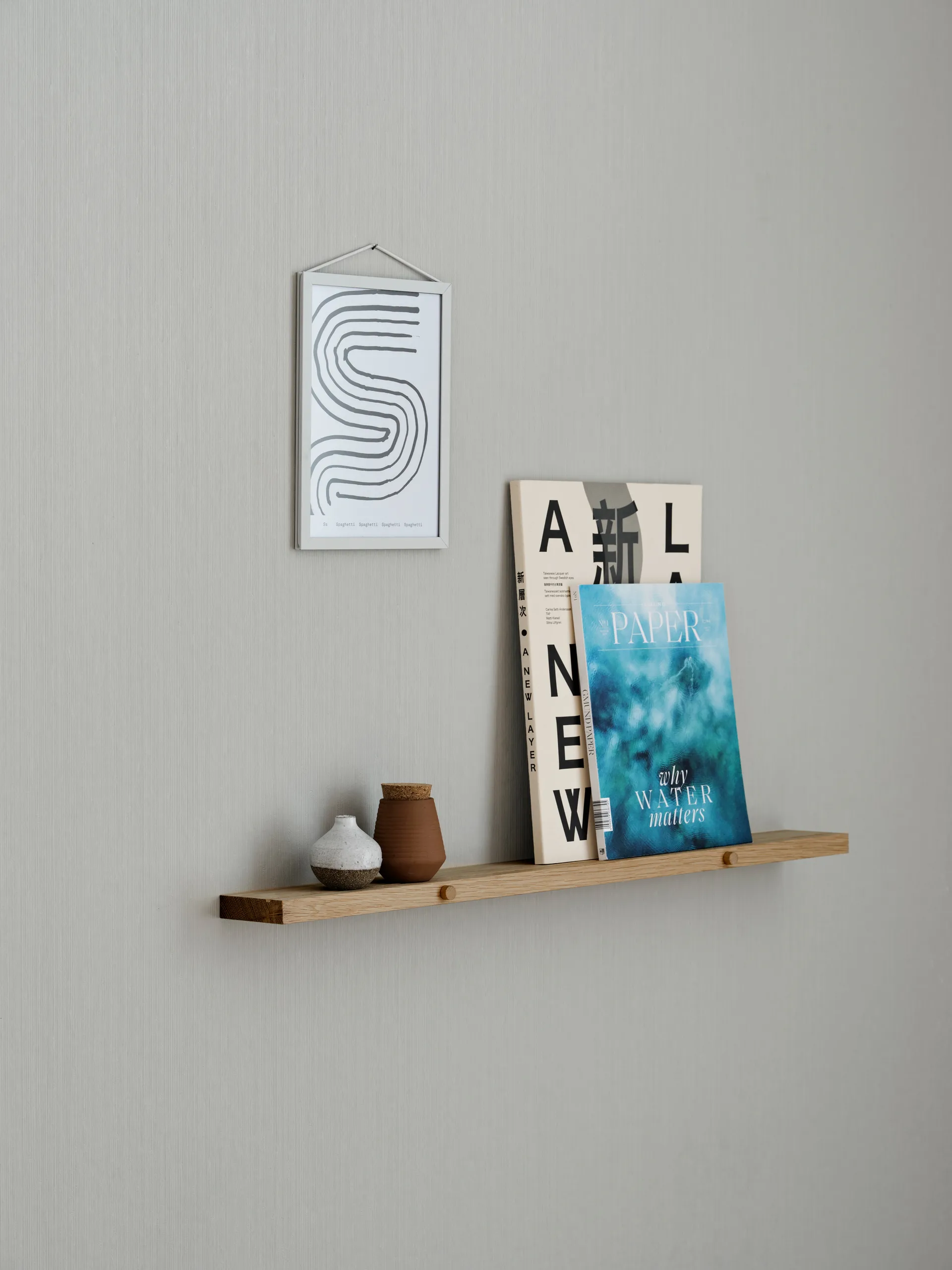 Gallery shelf galleriliste 70 cm, Eg MOEBE