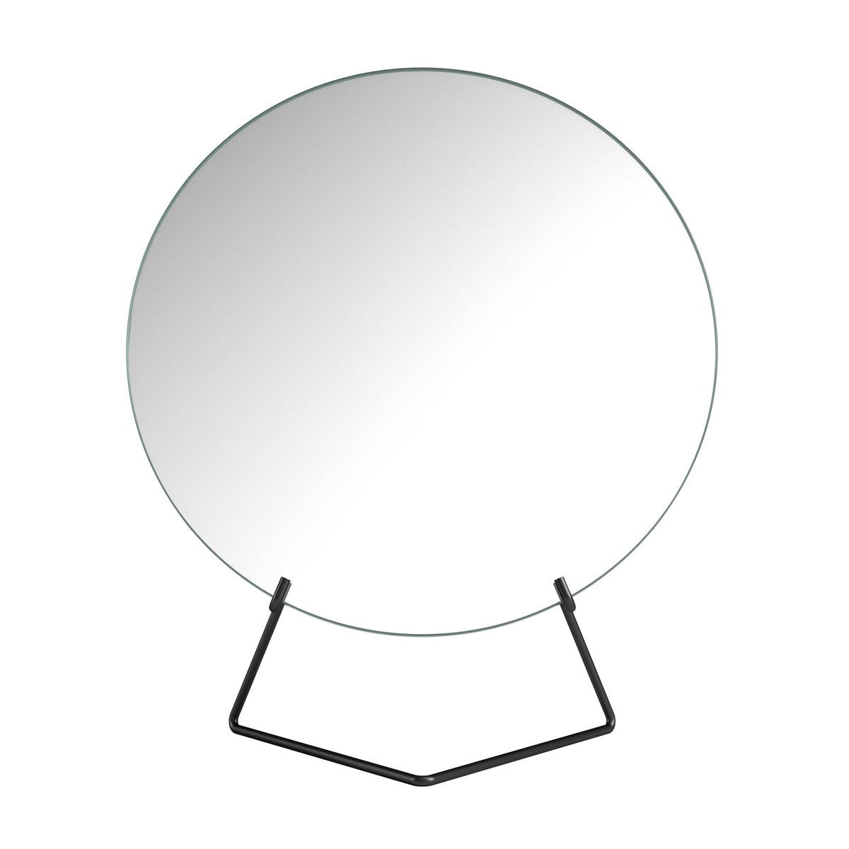 MOEBE Gulvspejl Ø30 cm Black | Skandinavisk Design | Bordspejle | Sort